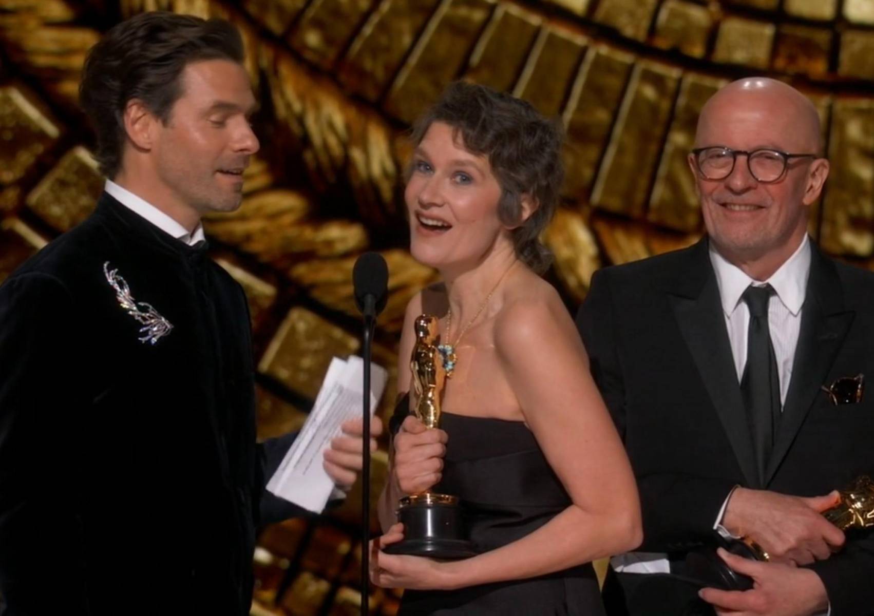 <i>”El Mal” de</i> Emilia Pérez <i>se lleva el Oscar a Mejor Canción Original.</i>