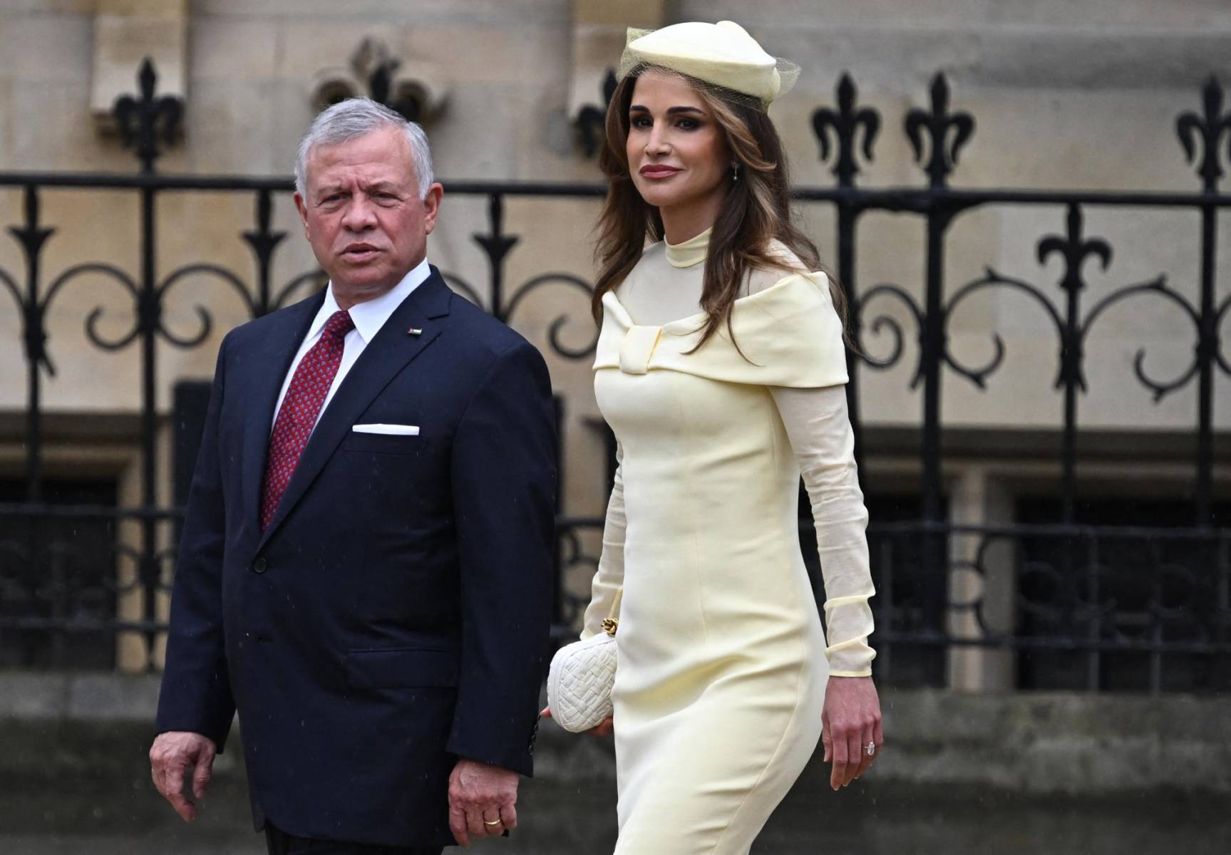 El rey de Jordania, Abdullah II Ibn Al Hussein y Rania 