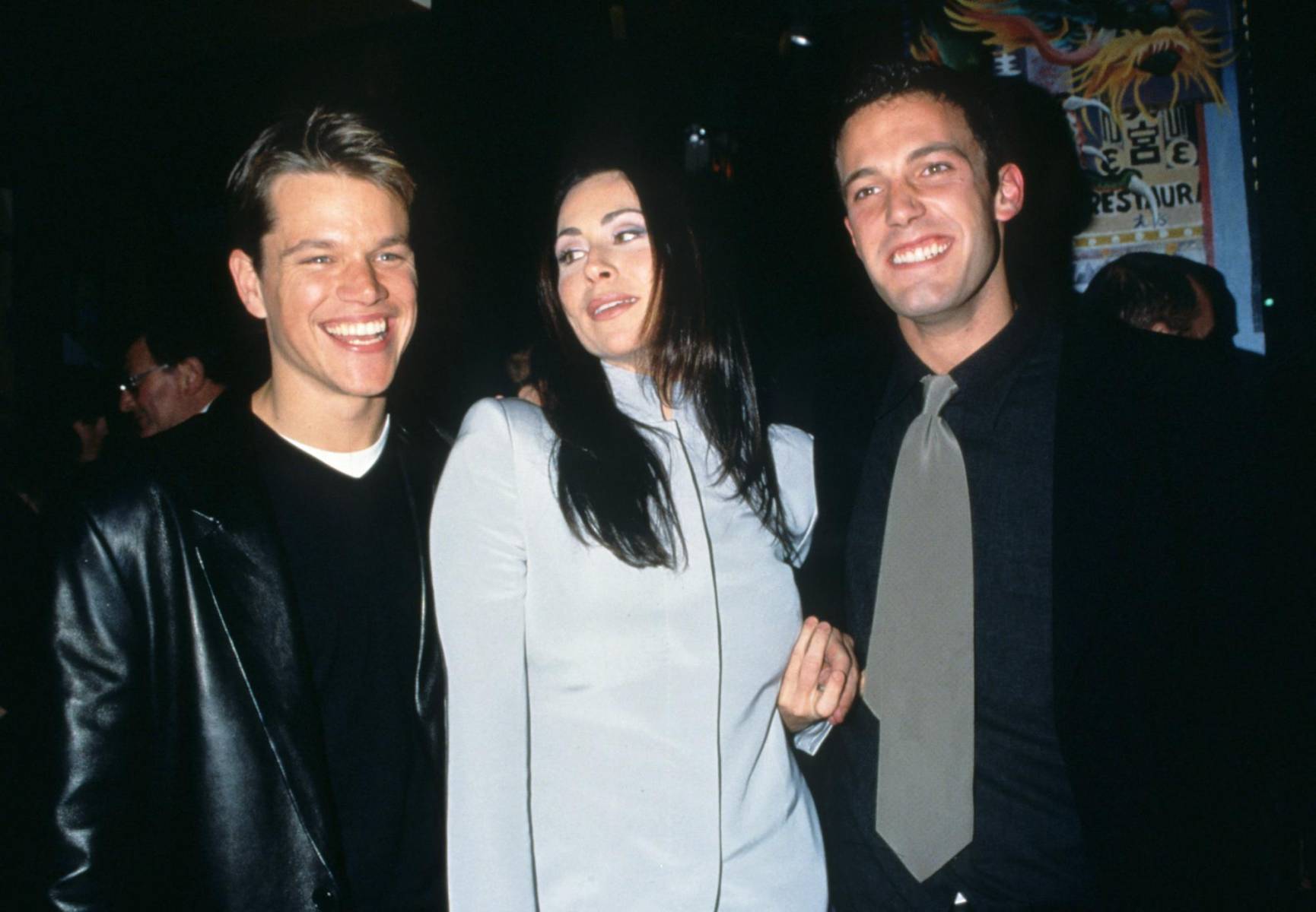 Ben Affleck en la premiere de Good Will Hunting, 1997.
