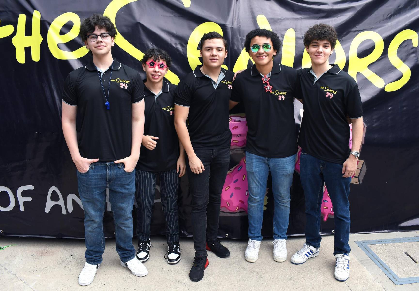Jose Ignacio Aguilar, Christopher Fraño, Angel Batres, Diego Zelaya, Sebastian Lobo