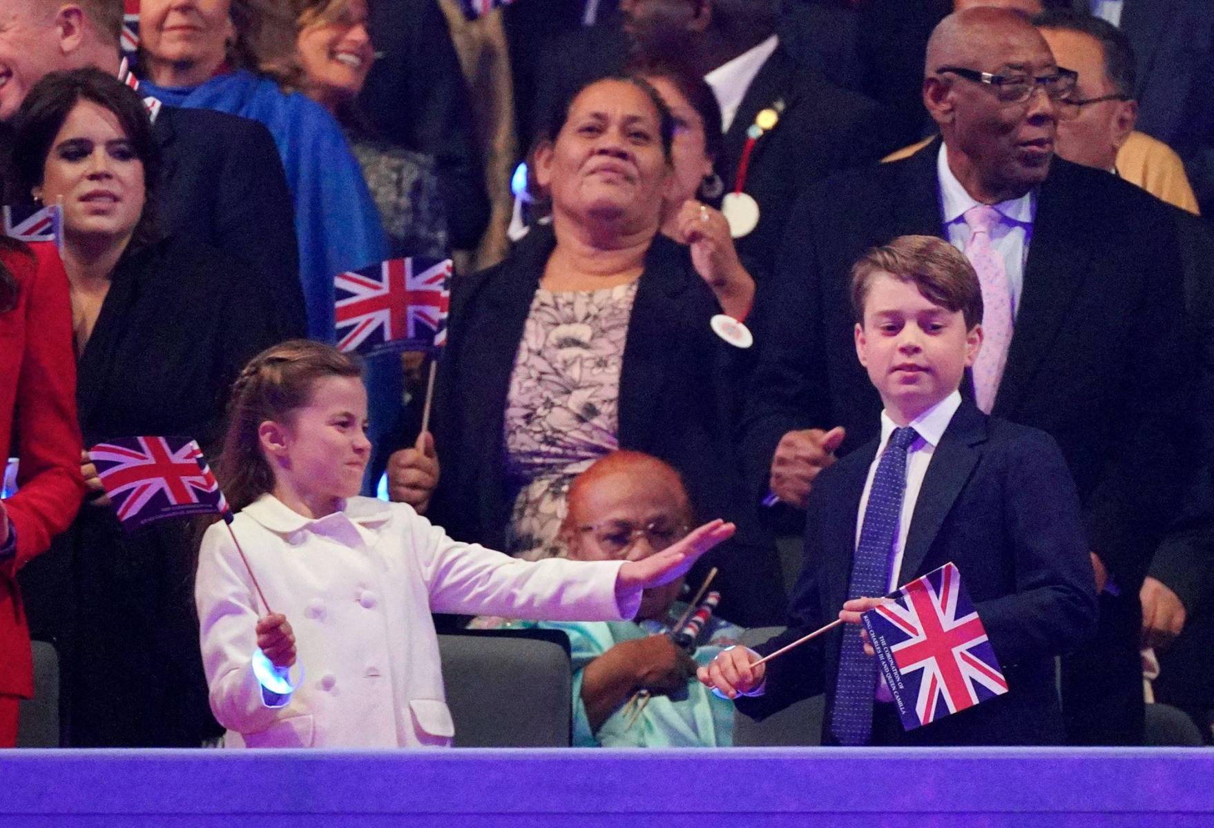 Charlotte y George se dejaron llevar por los ritmos de Katy Perry