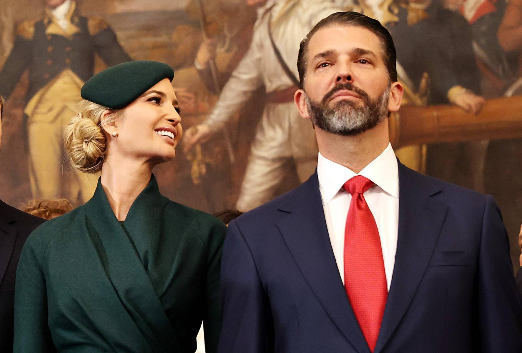 Ivanka Trump y su hermano, Donald Trump Jr.
