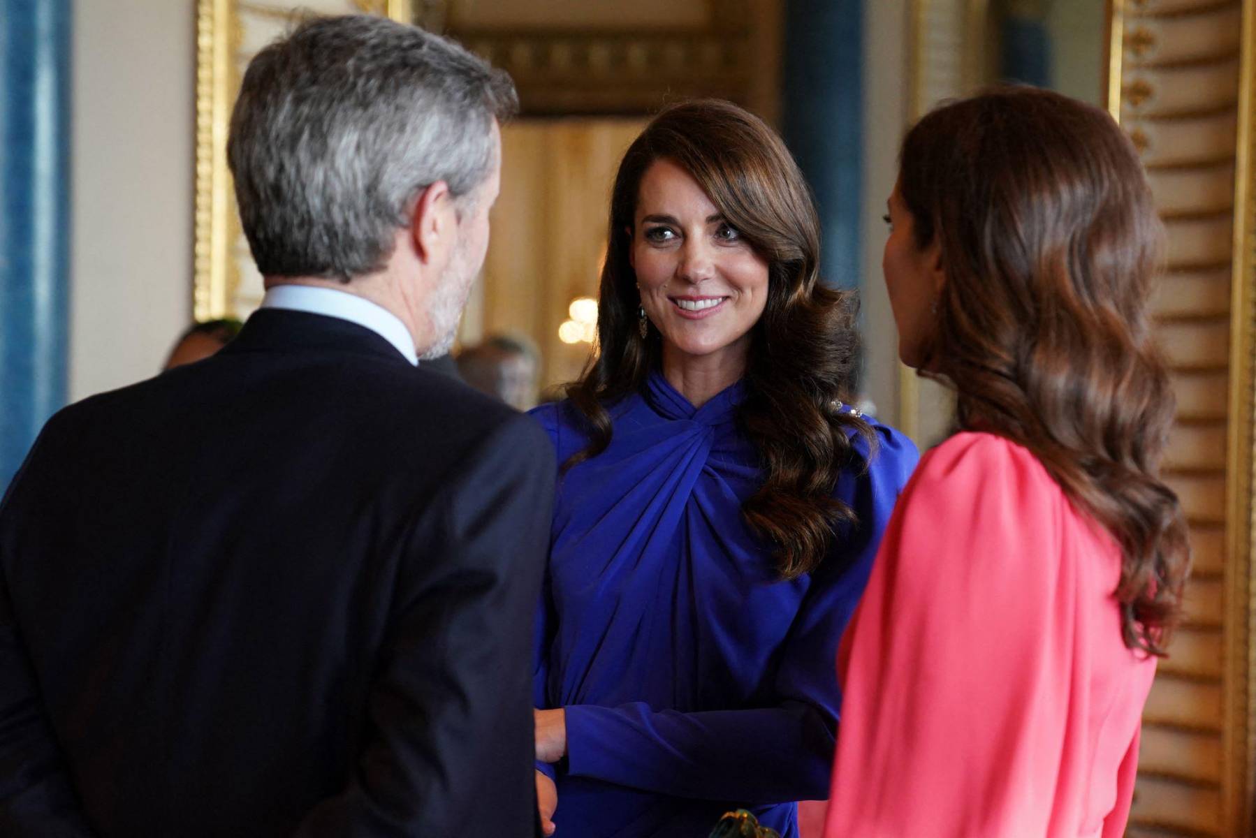 Kate con Federico y Mary de Dinamarca