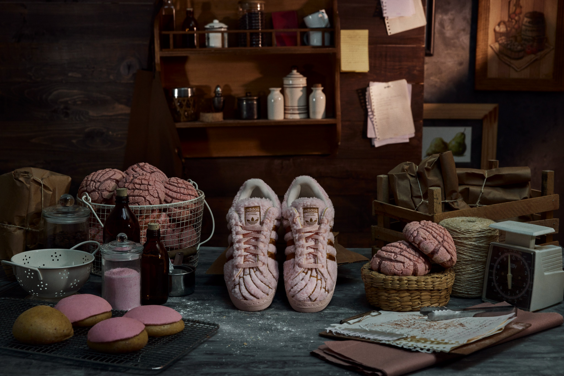 Una fusión de moda y gastronomía: Adidas lanza zapatos inspirados en pan dulce