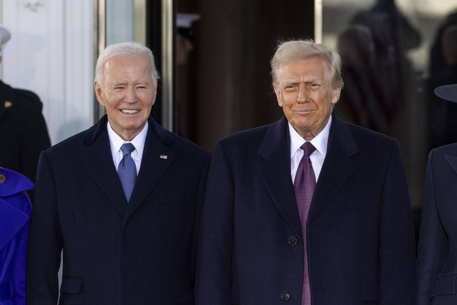 El ex presidente Joe Biden y el presidente Donald Trump 