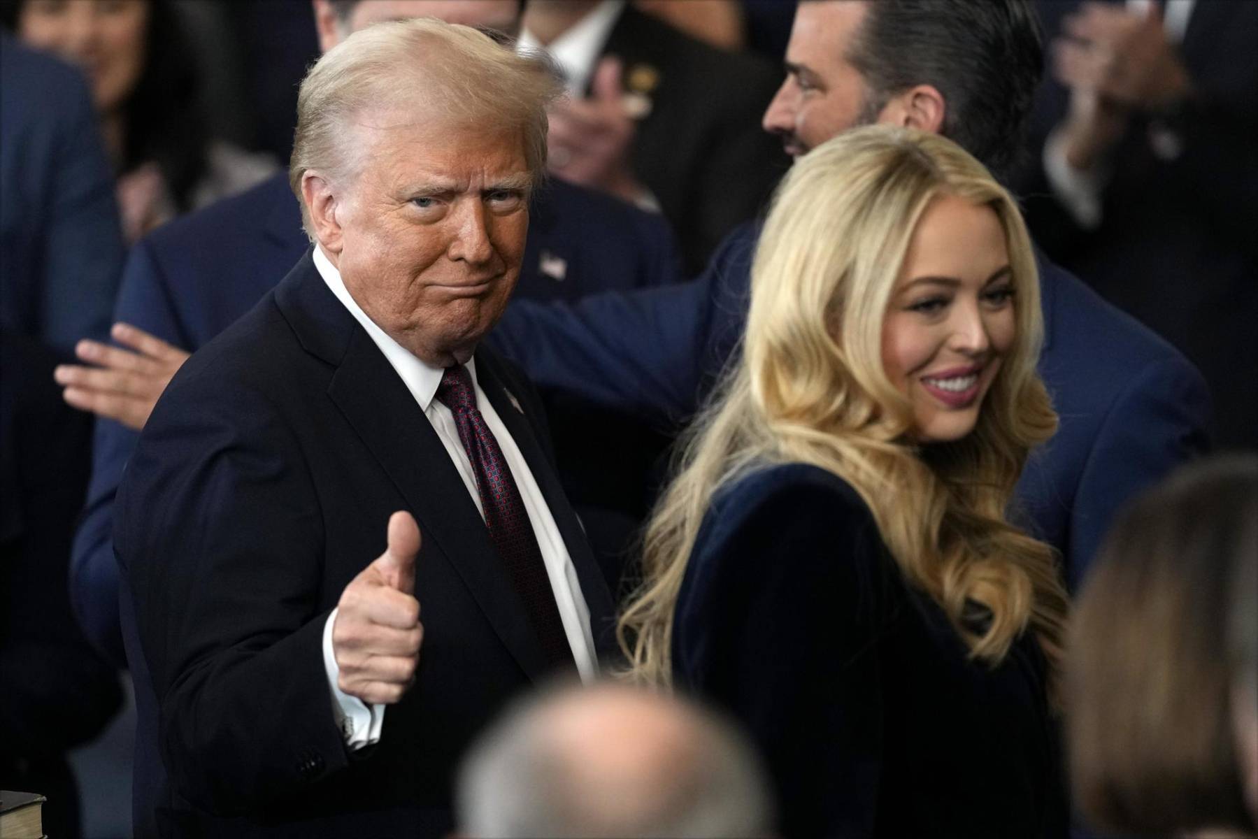 Donald Trump y su hija Tiffany 