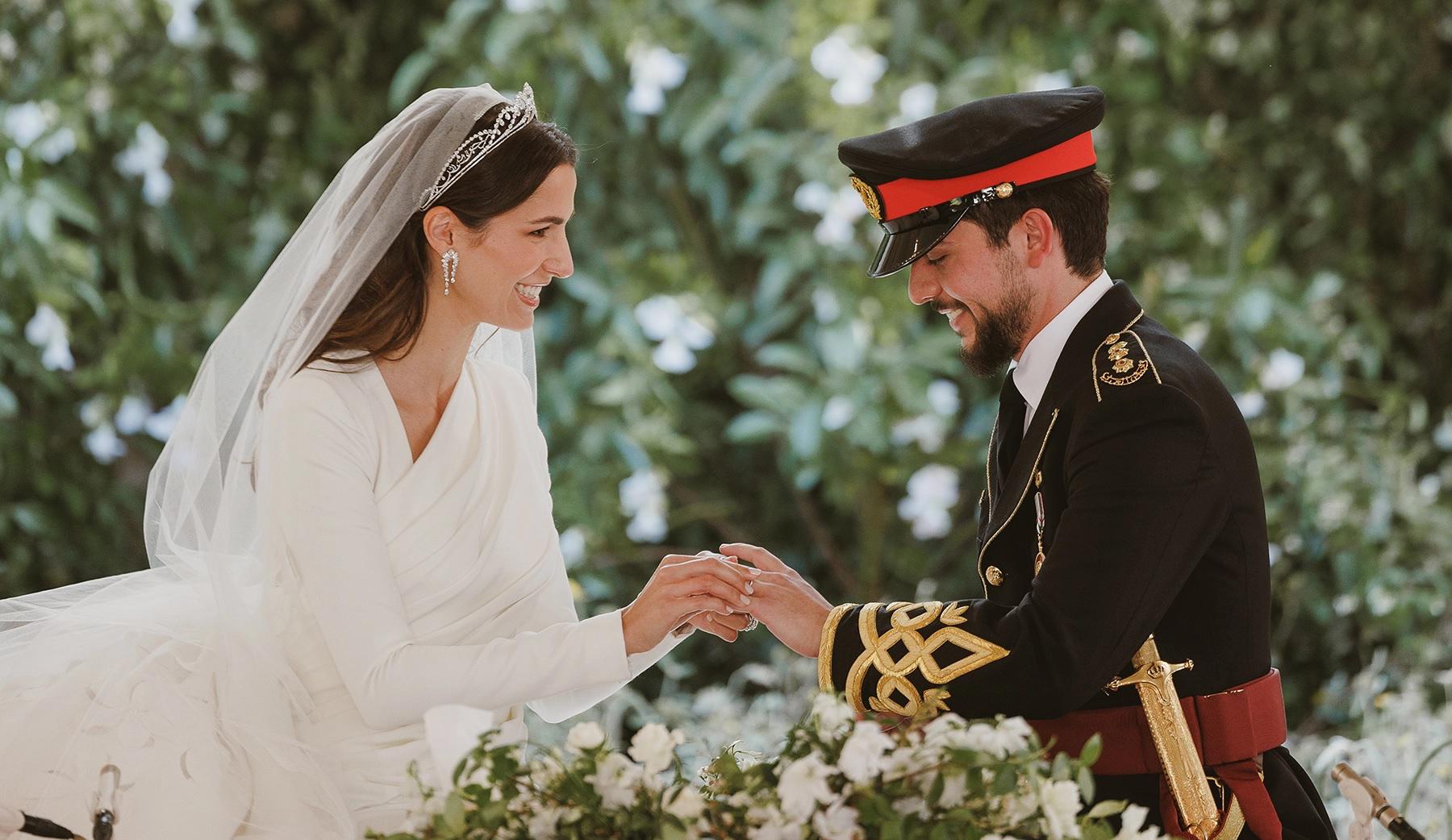 Banquete de bodas del príncipe Hussein de Jordania y Rajwa al-Saif