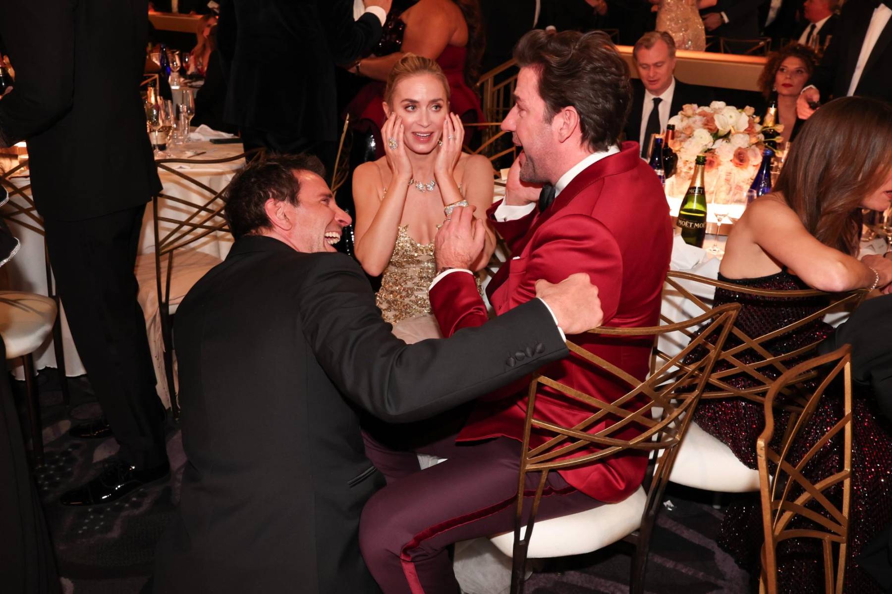 Mejores momentos behind the scenes de los Globos de Oro 2024