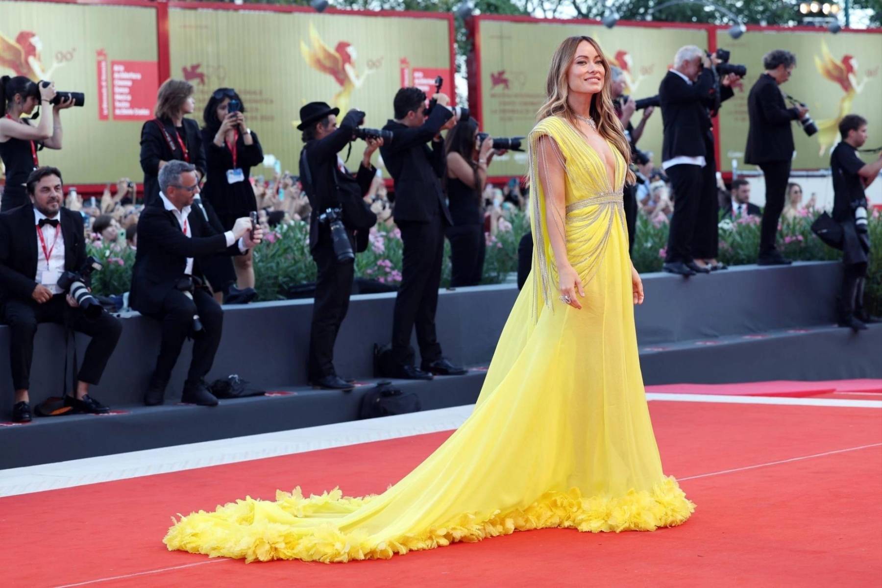 Olivia Wilde en Gucci.