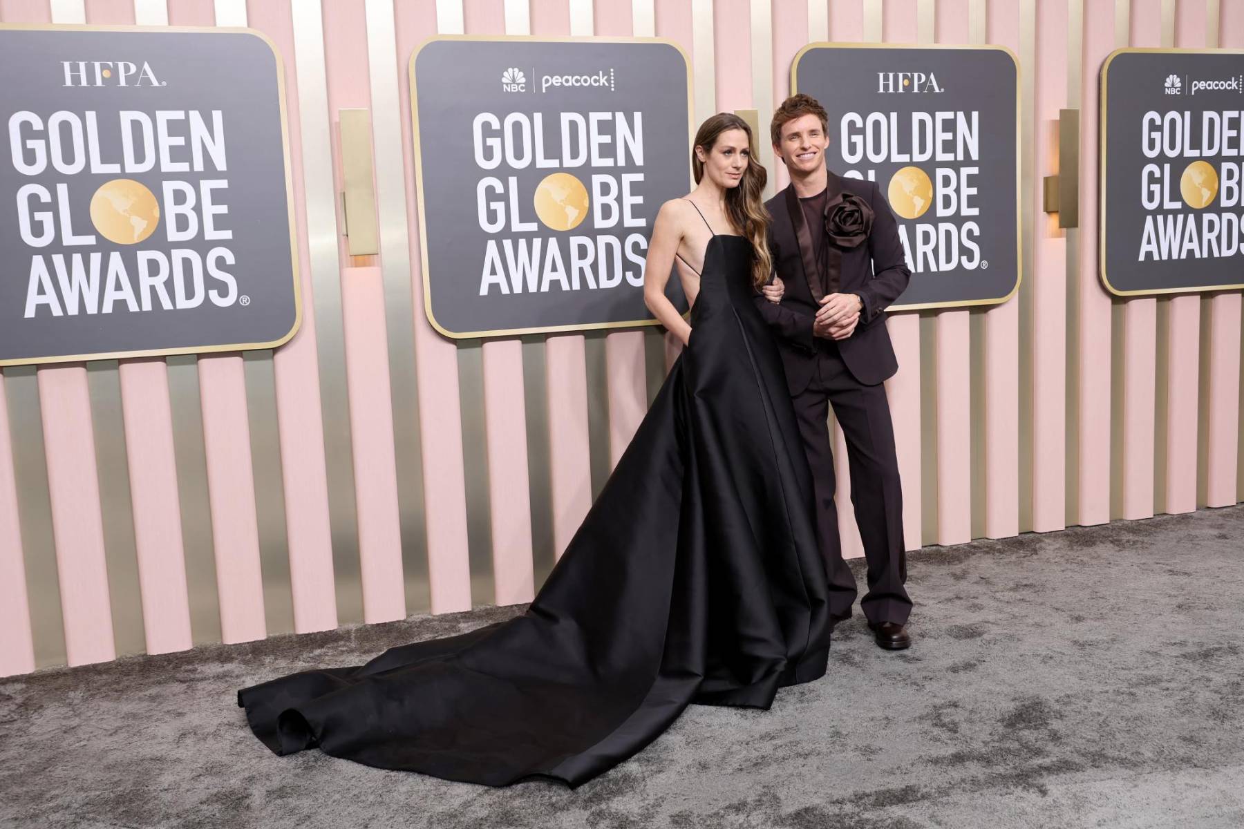 Hannah Bagshawe y Eddie Redmayne 