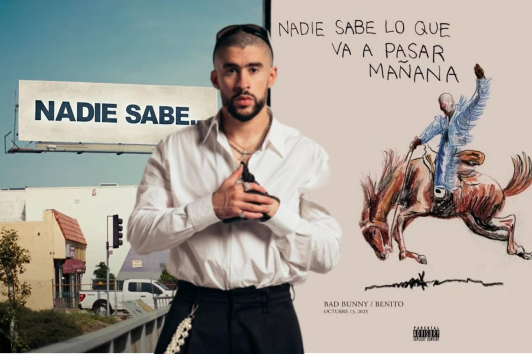 Bad Bunny regresa a sus raíces con su último álbum, ya que presenta un enfoque más orientado al trap en comparación con su estilo anterior. Este nuevo lanzamiento, titulado “NSLQPM,” está lleno de referencias que posiblemente no escuchaste, al igual, cuenta con la colaboración de numerosos artistas destacados del género, y además, Benito hace una tiradera para algunas de las polémicas en las que ha estado involucrado. A continuación te las enlistamos.