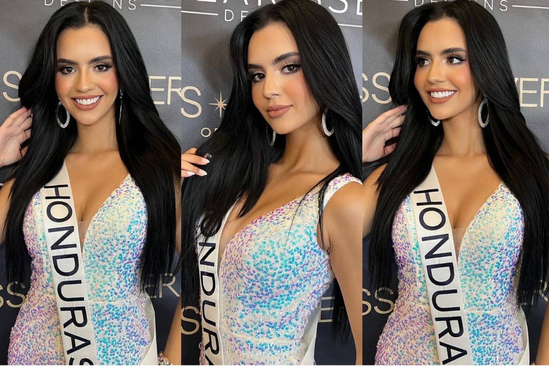 Zu Clemente deslumbró con un vestido tornasol, luciendo realmente espectacular.