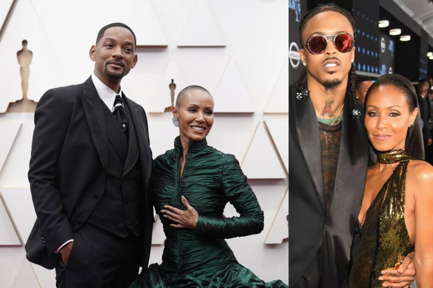 <b>10. Will Smith y Jada Pinkett Smith</b>En 2020, Jada Pinkett Smith reveló que tuvo una “entanglement” (enredo) con el cantante August Alsina durante un período en que ella y Will Smith estaban separados. Aunque ambos afirmaron que no fue una infidelidad debido a su separación en ese momento, la revelación generó un amplio debate público sobre los límites y definiciones de la fidelidad en una relación. 