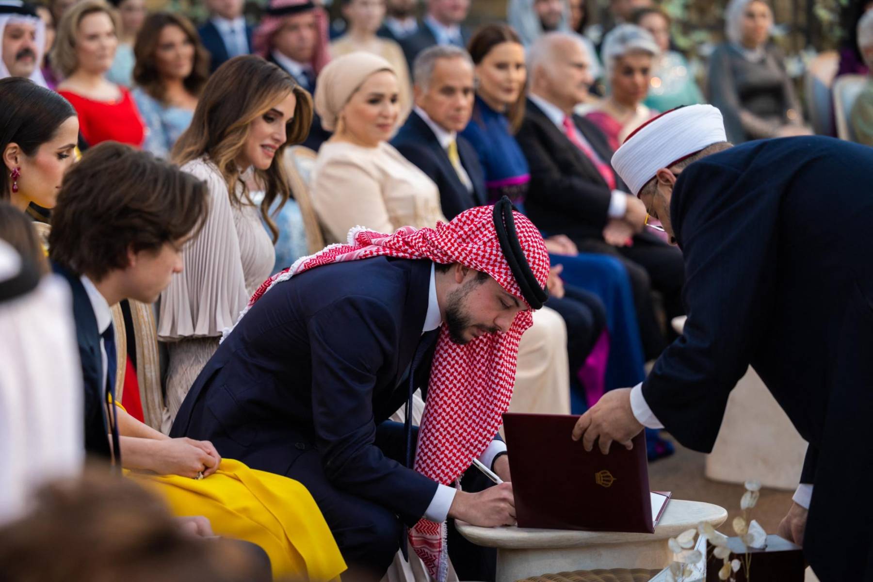 La boda de la princesa Iman de Jordania con Jameel Alexander Thermiotis