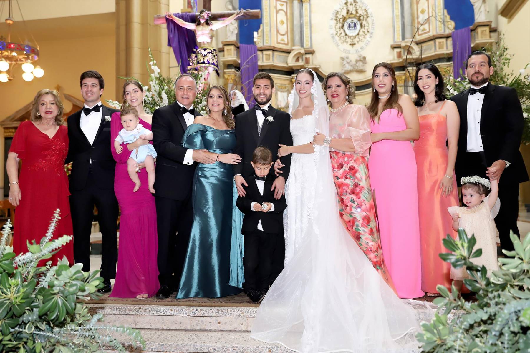 Boda eclesiástica de Victoria Villeda y Giampiero Infantozzi