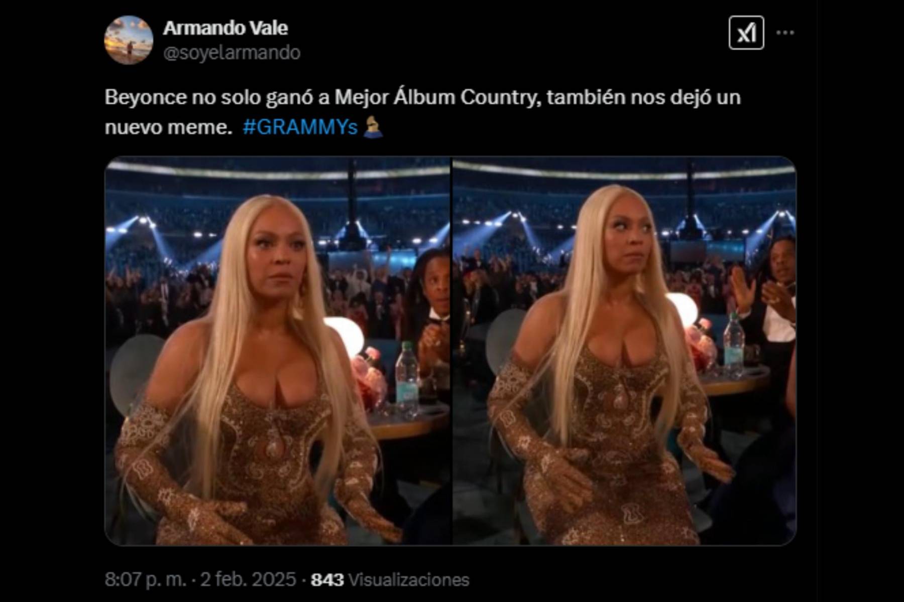 Los mejores memes que dejó la edición 67 de los Premios Grammy 2025