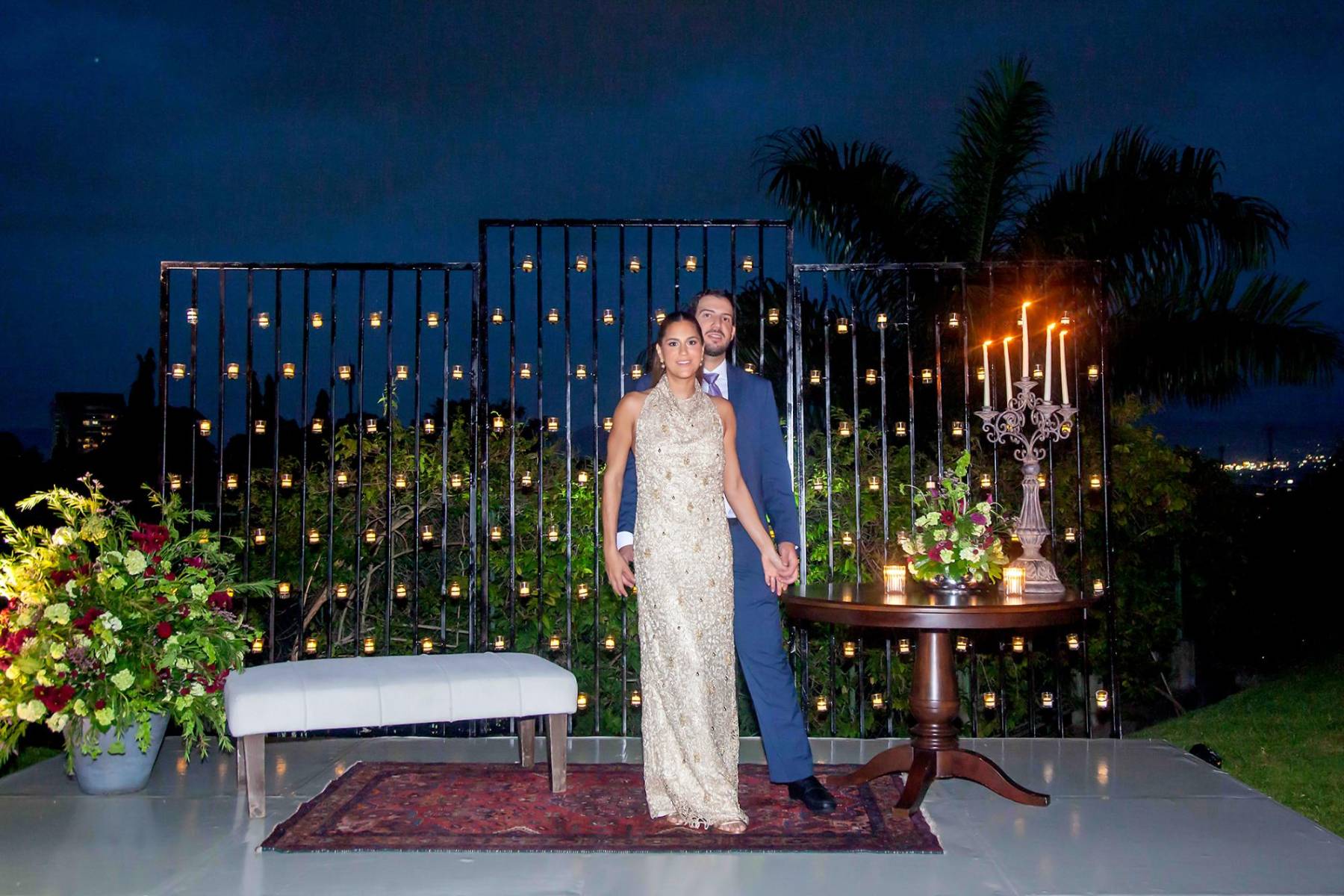 Marcela Andonie y Carlos Simán.