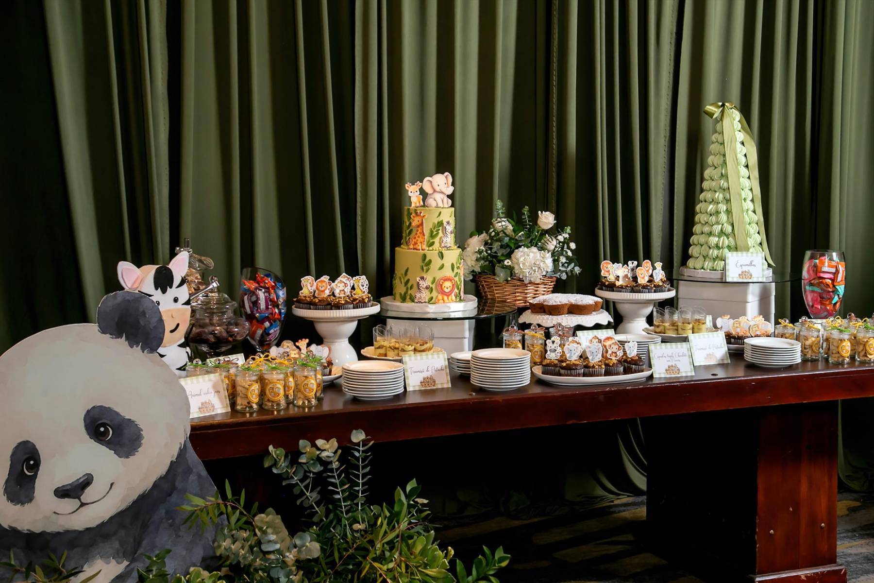 La estación de postres fue un delicioso espectáculo. 