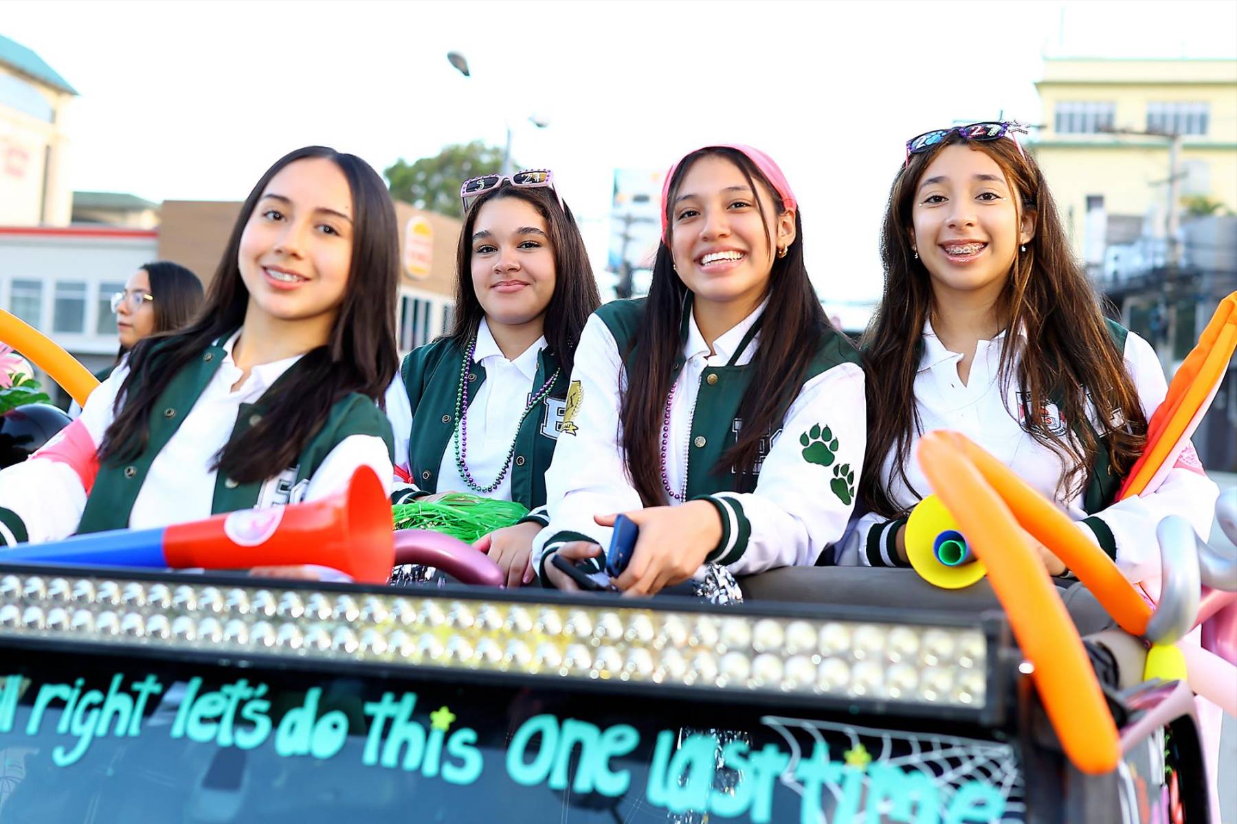 Sara Barahona, Antoniela Elvir, Alondra Guifarro y Camila Pineda