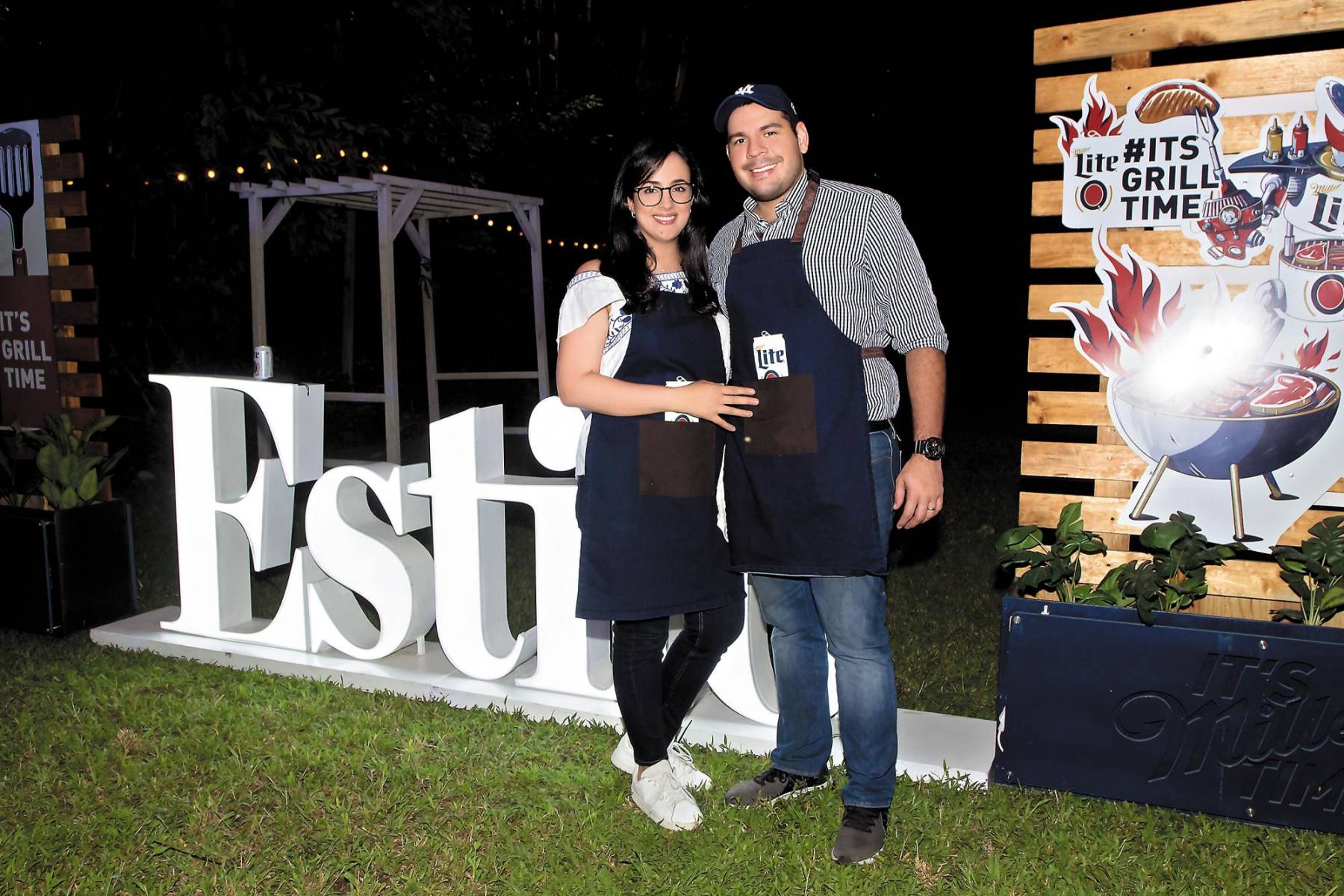 Claudette y Fernando Turcios.