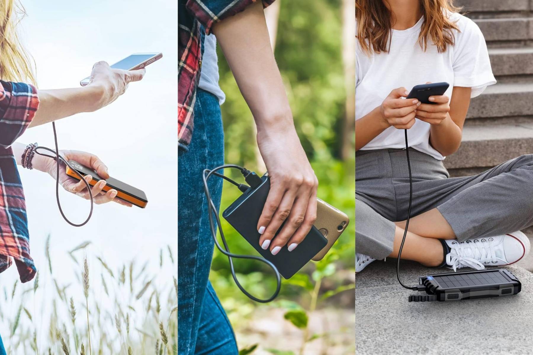 <b>Power bank:</b> Para que tu teléfono no te abandone justo en el golden hour. 