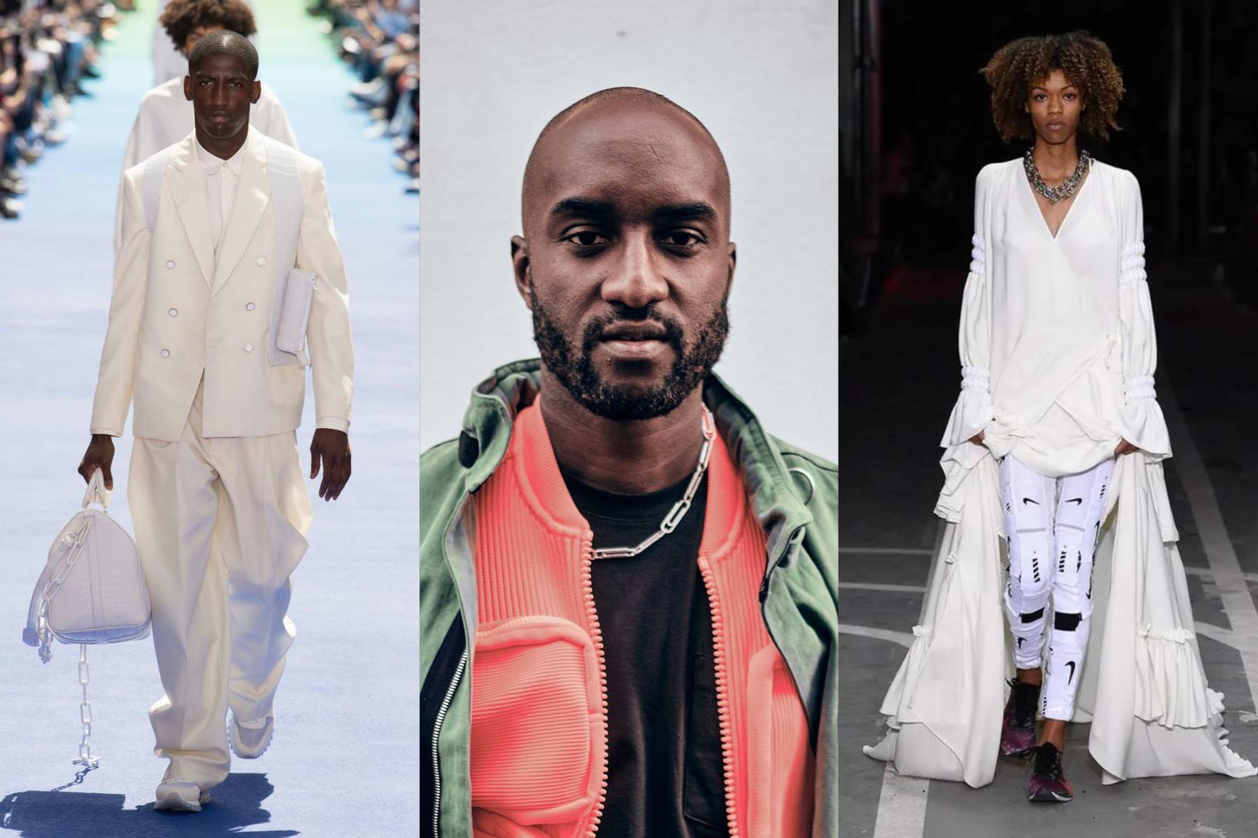 <b>Virgil Abloh</b>: Aunque falleció en 2021, su legado perdura en la fusión de streetwear y alta costura, influyendo en la moda negra y global. 