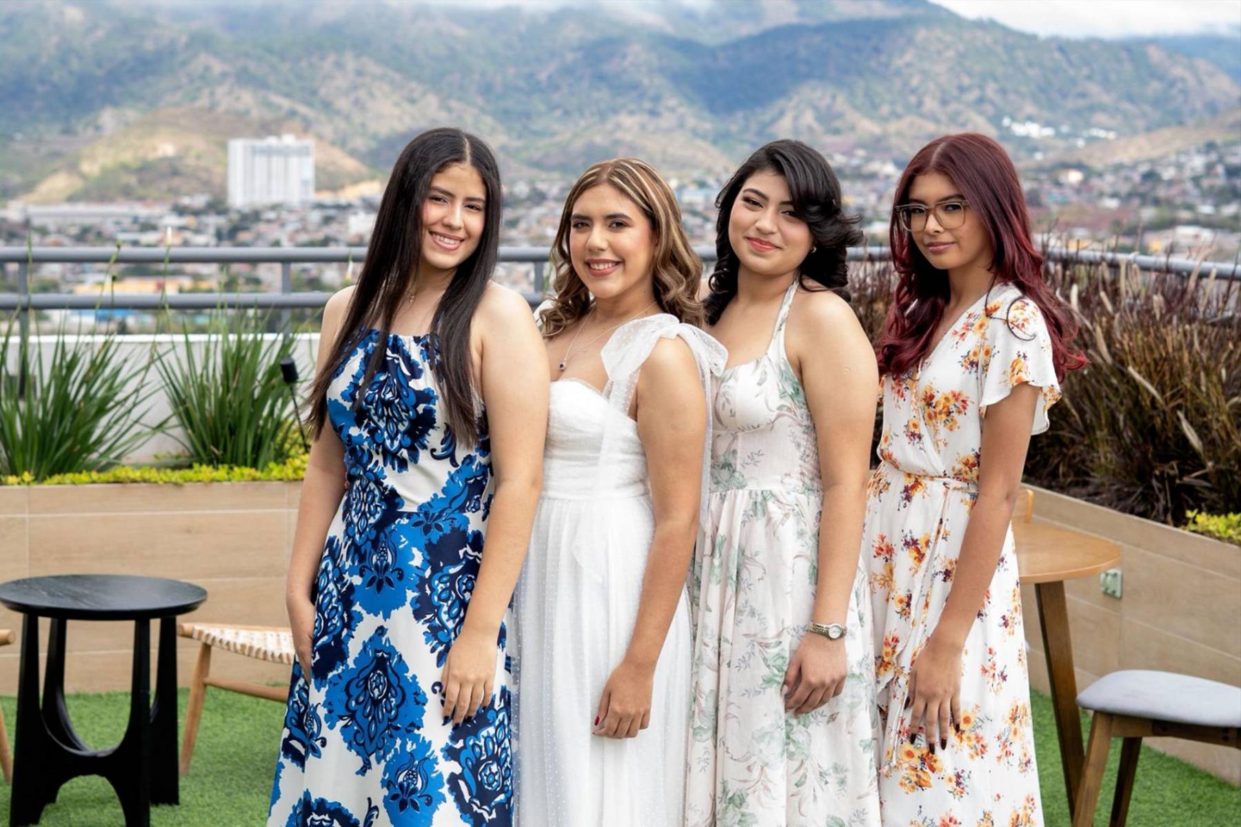 PauIina Zelaya, Ivanna Sabillón, Valery Lupi y Camila Lagos