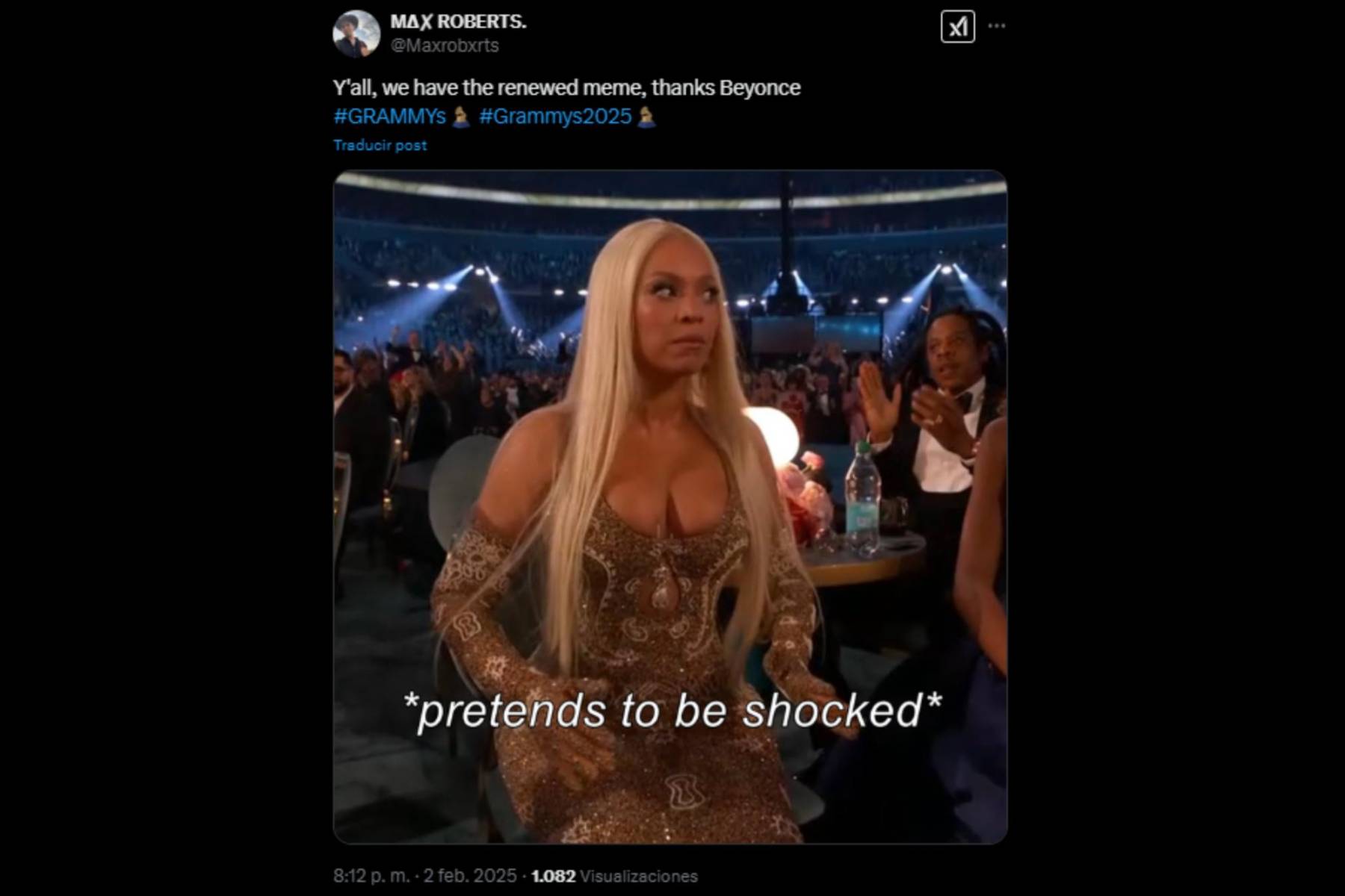 Los mejores memes que dejó la edición 67 de los Premios Grammy 2025