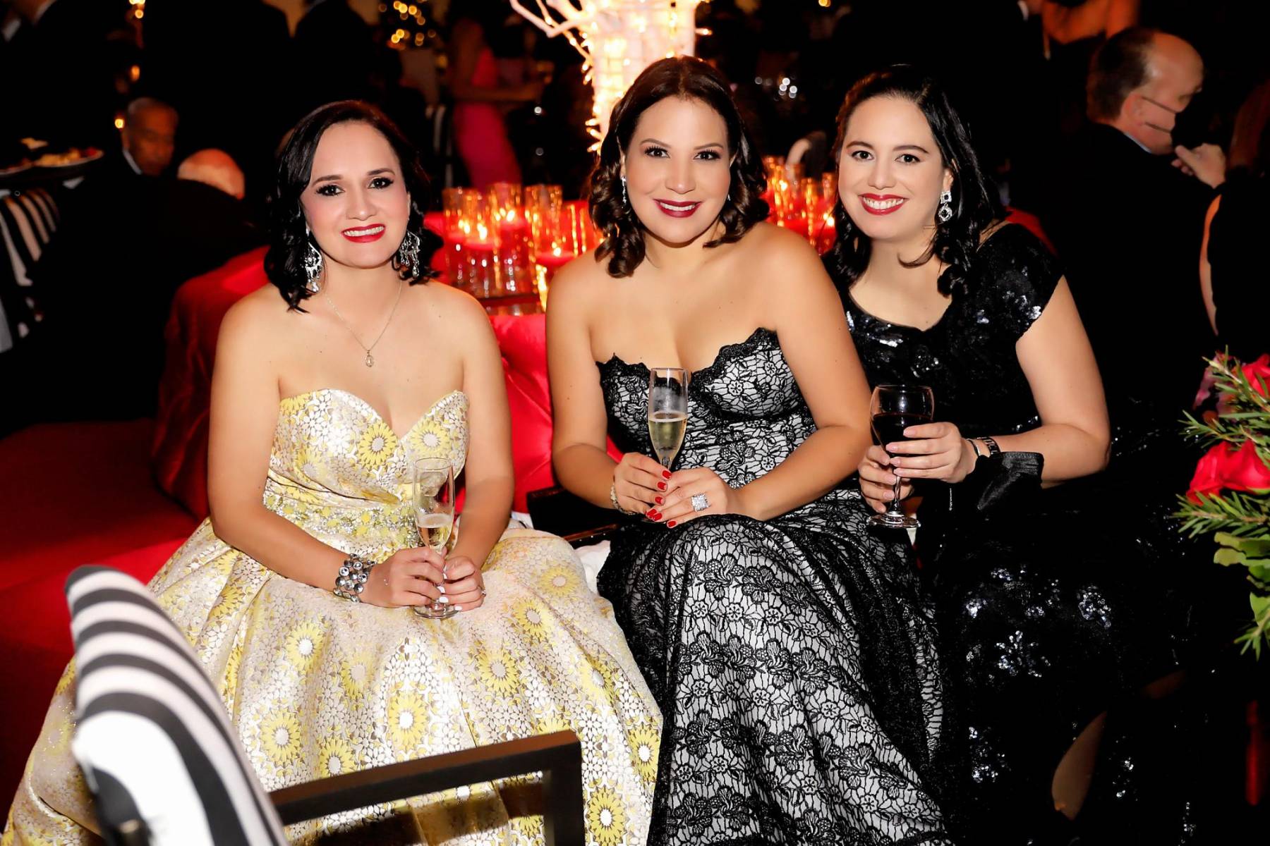 Lucy Gaitan, Fabiola Valladares y Aurelia Castro