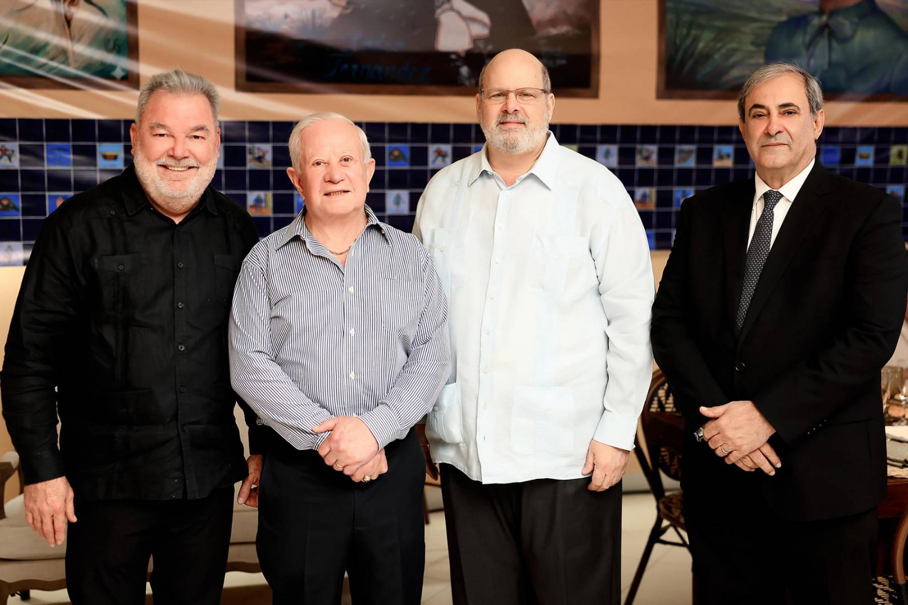 Roberto Contreras, Roger Danilo Valladares, Jorge Canahuati, Karim Qubain.