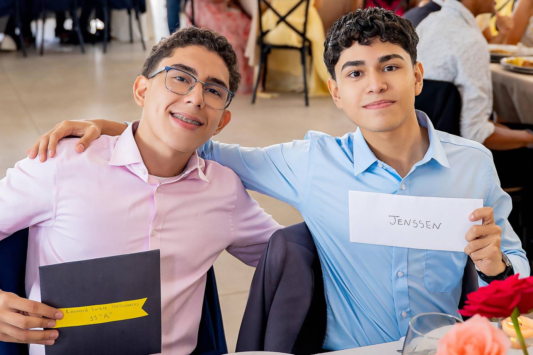 Leonard Luka y Jenssen Sánchez