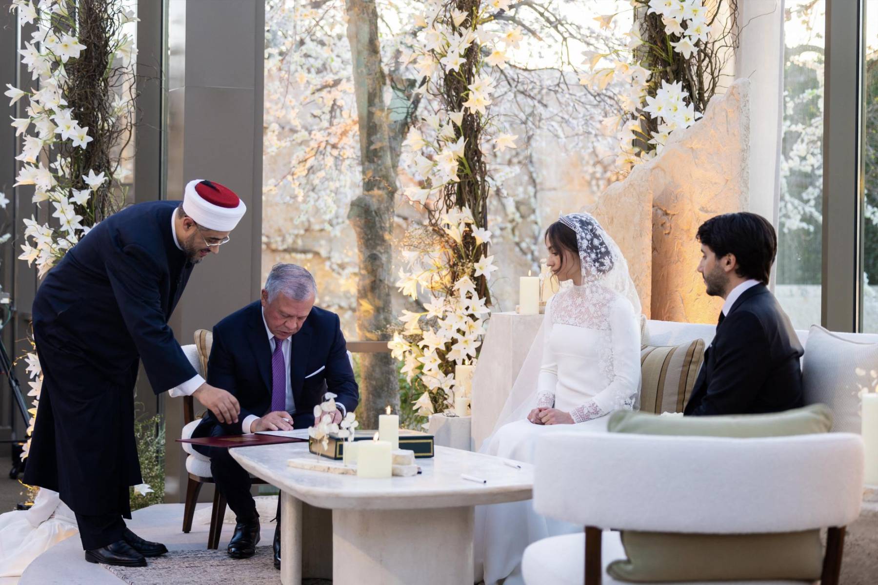 La boda de la princesa Iman de Jordania con Jameel Alexander Thermiotis