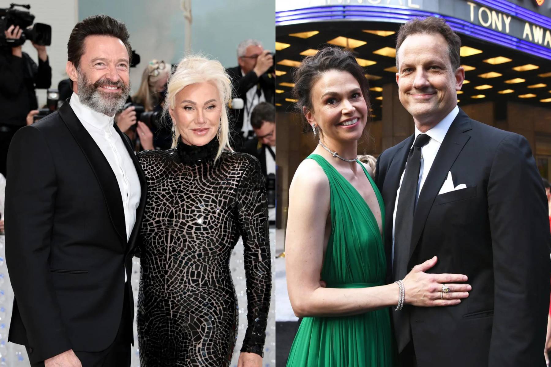Ambos atravesaron momentos personales significativos antes de confirmar su relación. Jackman anunció su separación de Deborra-Lee Furness, con quien estuvo casado durante casi 27 años, en septiembre de 2023. Por su parte, Sutton Foster finalizó su matrimonio con el guionista Ted Griffin en octubre de 2024.