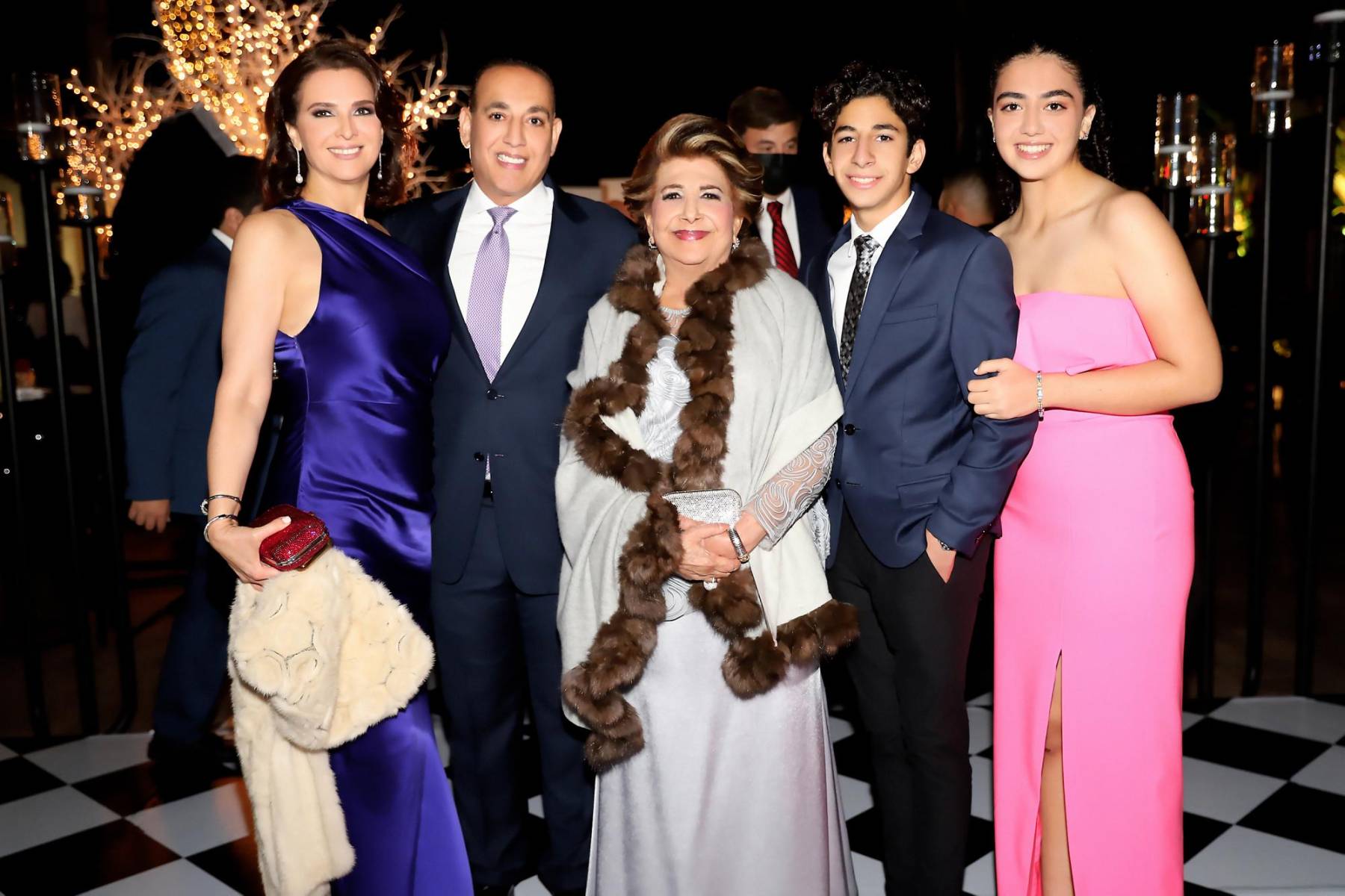 Vivi, Javier, Victoria, Gabriel y Adriana Atala