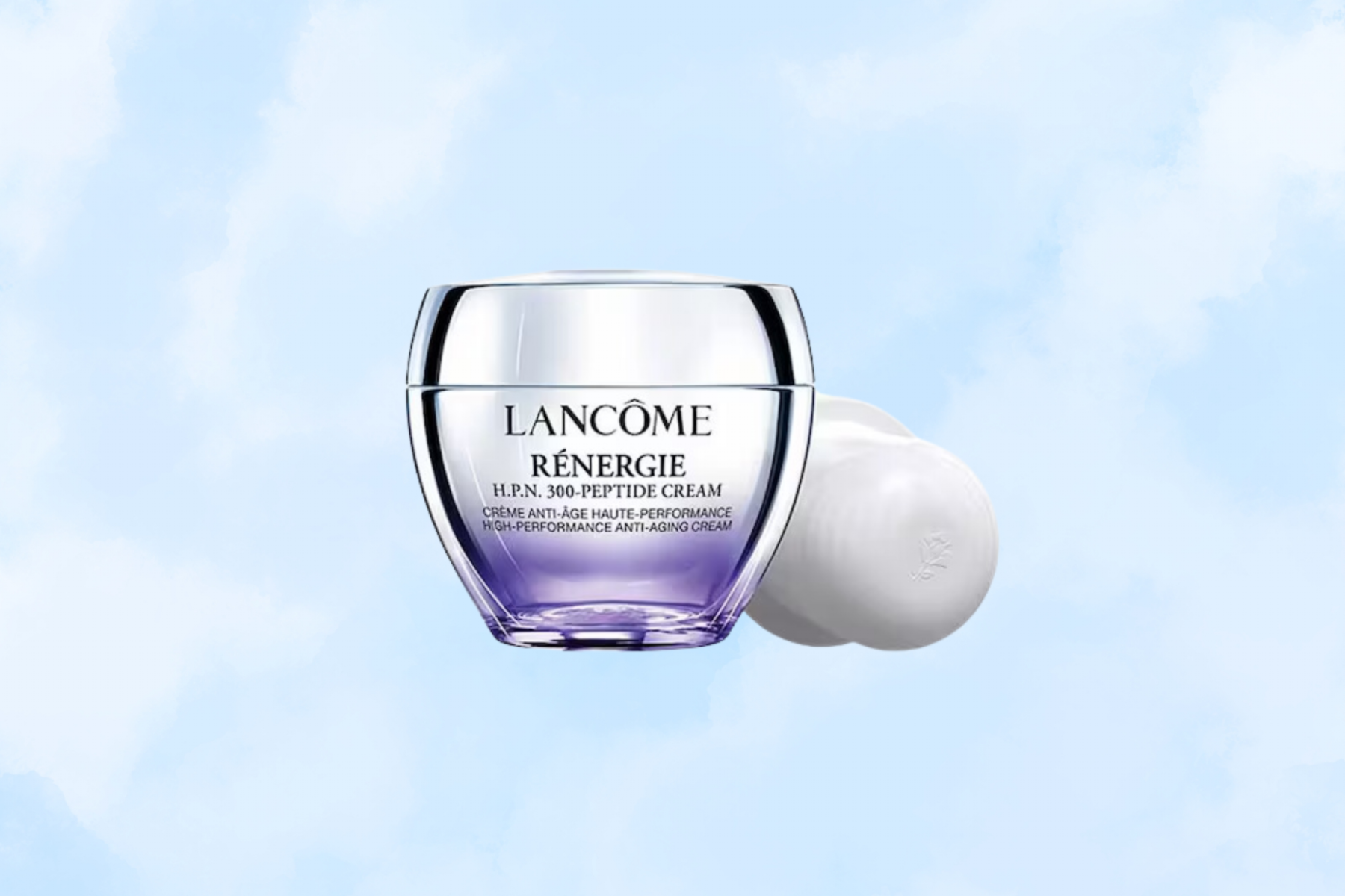 <b>‘Rénergie H.P.N. 300-Peptide Cream’, de Lancôme</b>: A continuación, aplica esta crema antiedad de alta concentración, que combina ácido hialurónico, 300 tipos de péptidos y niacinamida. Su fórmula patentada se absorbe instantáneamente, dejando la piel rejuvenecida.