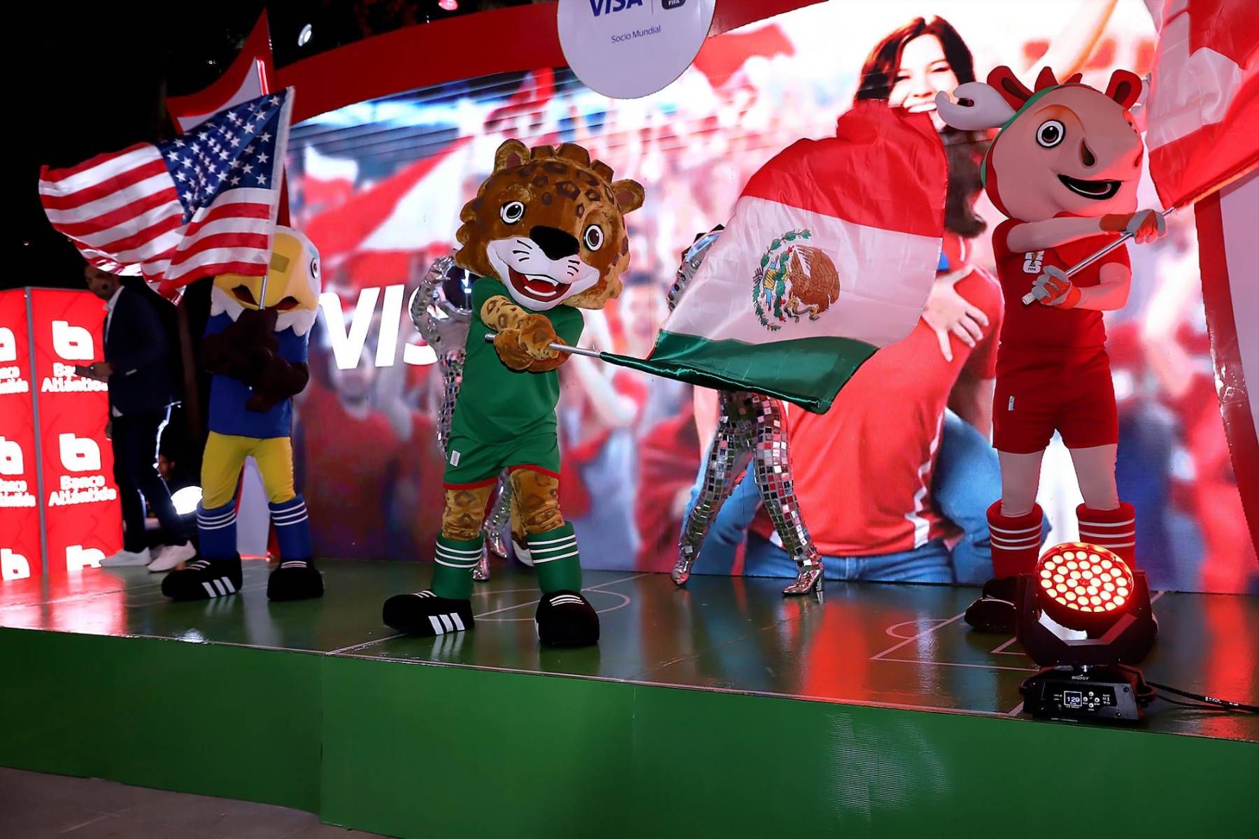 Así se vivió el lanzamiento de la promoción mundialista de Visa y Banco Atlántida