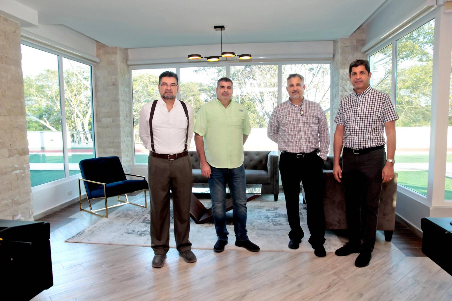 Mauro Zelaya, Alex Canahuati, David Lardizabal y José Martín Chicas.