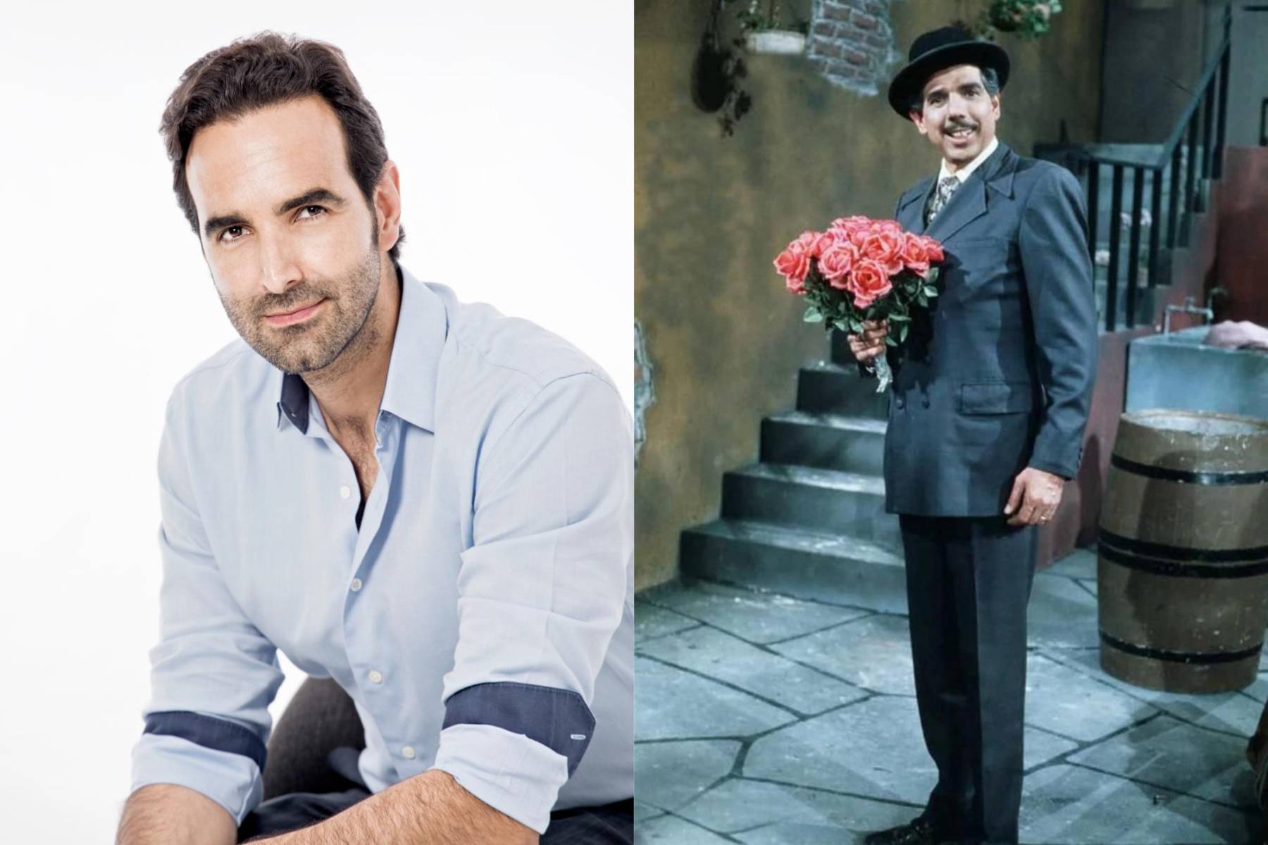 <b>Arturo Barba es Rubén Aguirre (Profesor Jirafales)</b>Elegante, firme y entrañable, Arturo personifica a Rubén con una mezcla de porte y cercanía. Su versión del Profesor Jirafales es tan carismática como el original, pero con toques de profundidad emocional que el público nunca vio en pantalla.