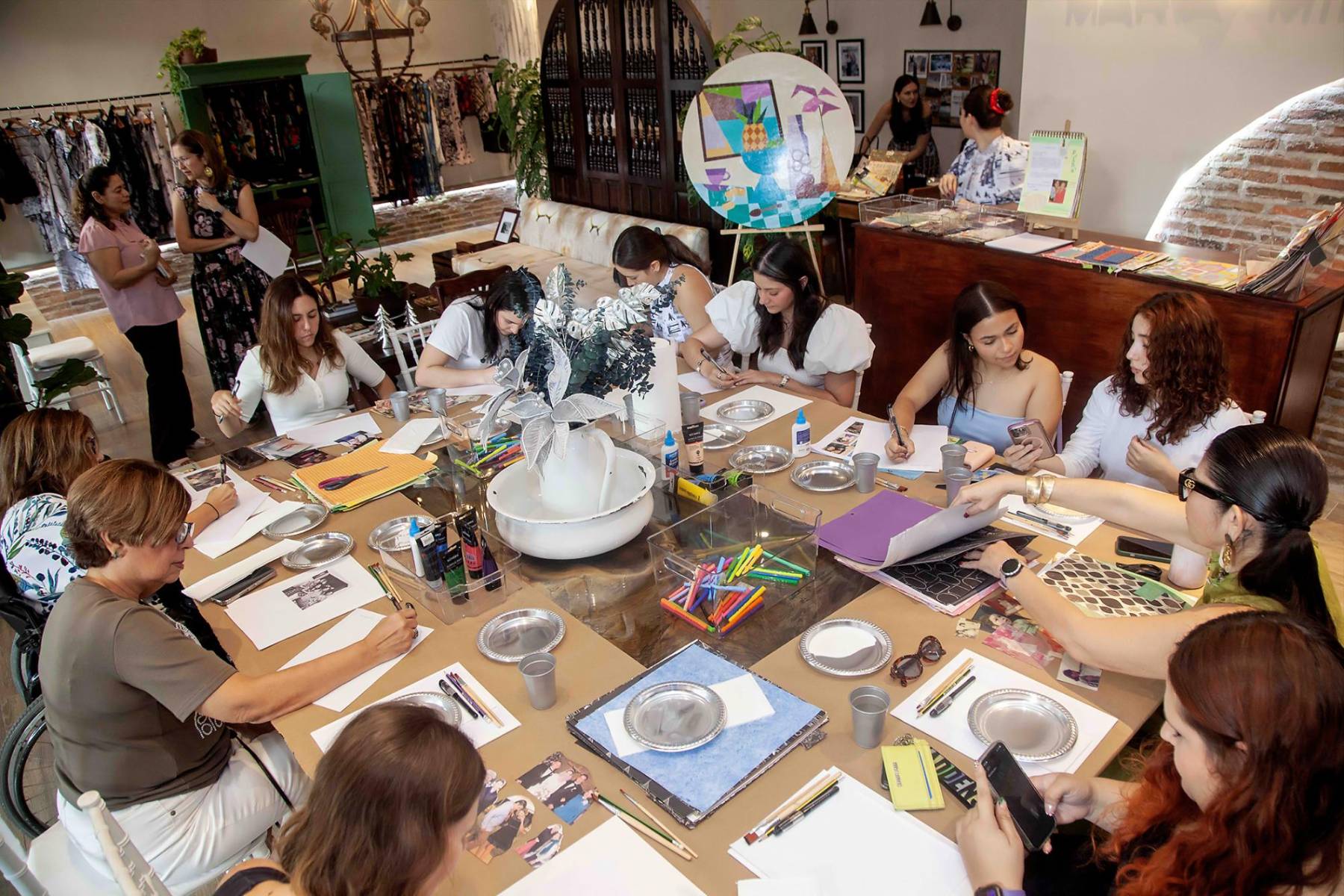 La mañana transcurrió en un tiempo especial de creatividad e inspiración.