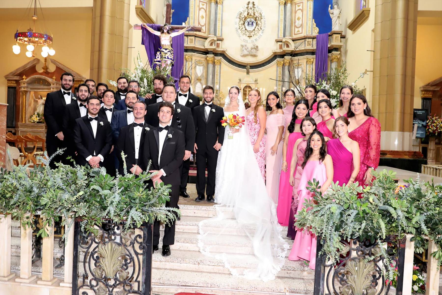 Boda eclesiástica de Victoria Villeda y Giampiero Infantozzi