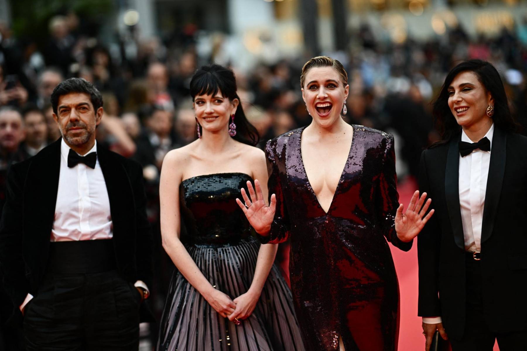 Miembros del jurado de la 77 edición de Cannes: Pierfrancesco Favino, Eva Green, Greta Gerwig y Nadine Labaki 