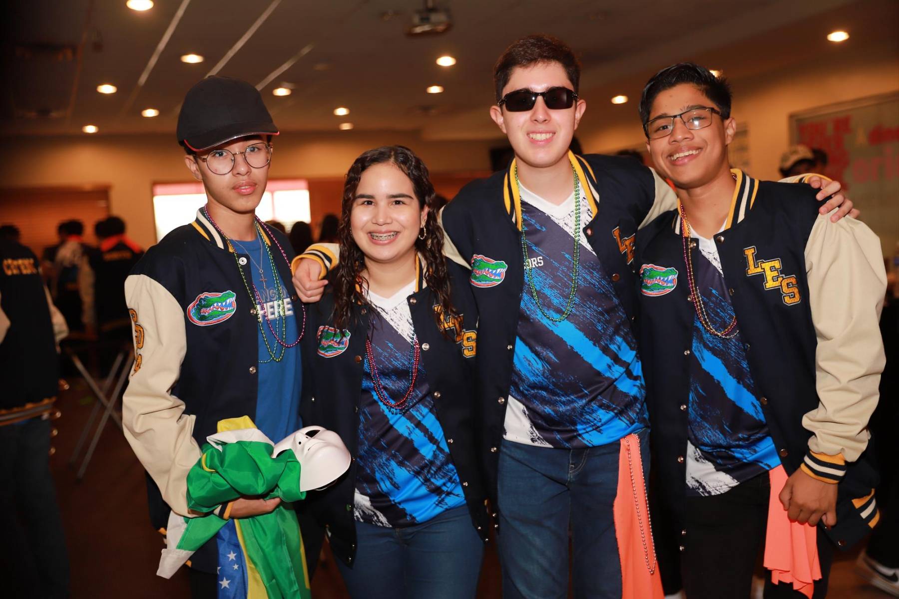 Mario Figueroa, Nazareth Fajardo, Marco Molina y Jeremyt Osorto.
