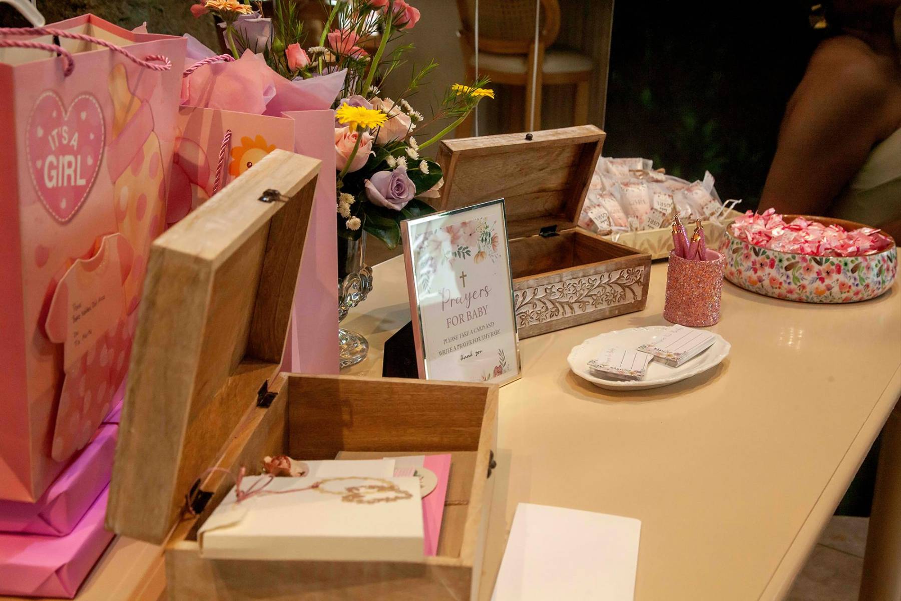 El baby shower de Jackeline del Arca de Valdés