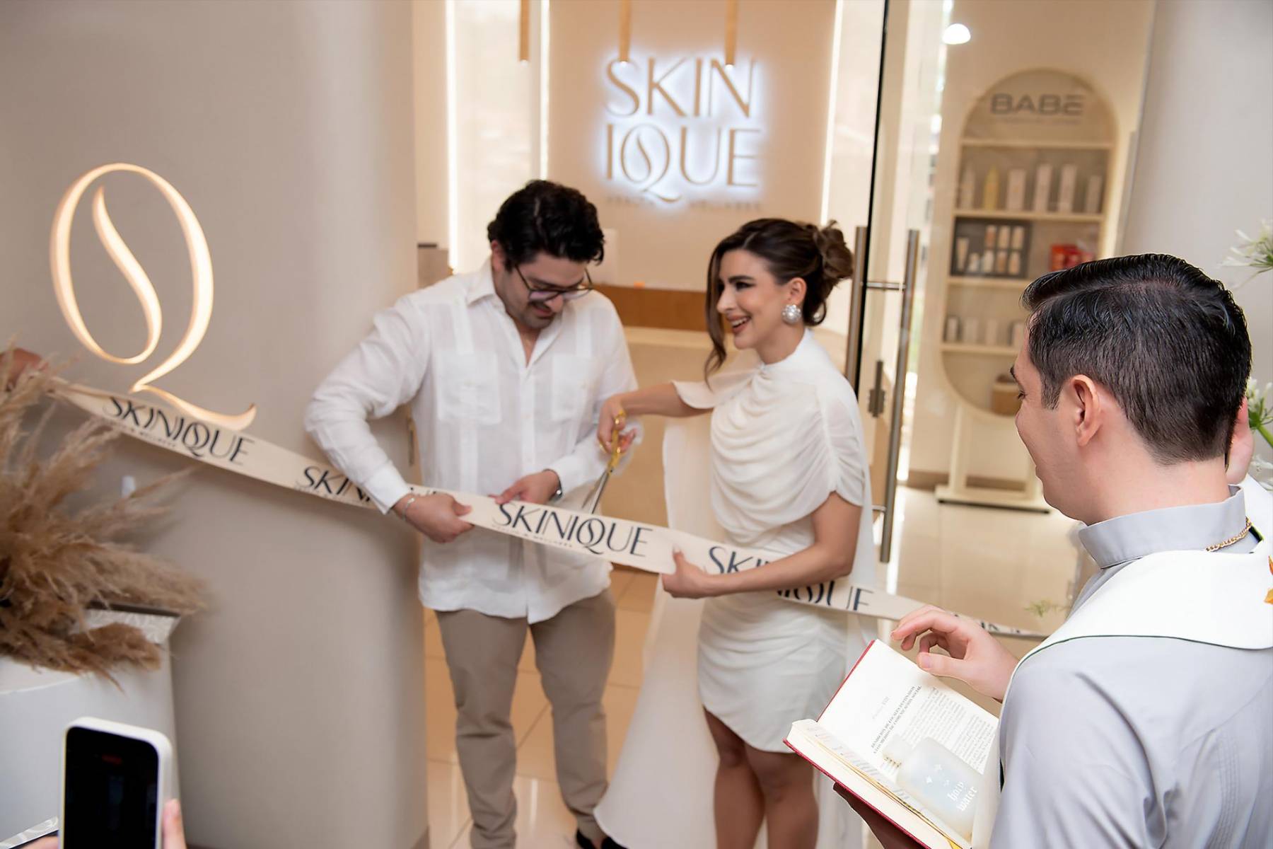 Así se vivió la inauguración de Skinique en Tegucigalpa.