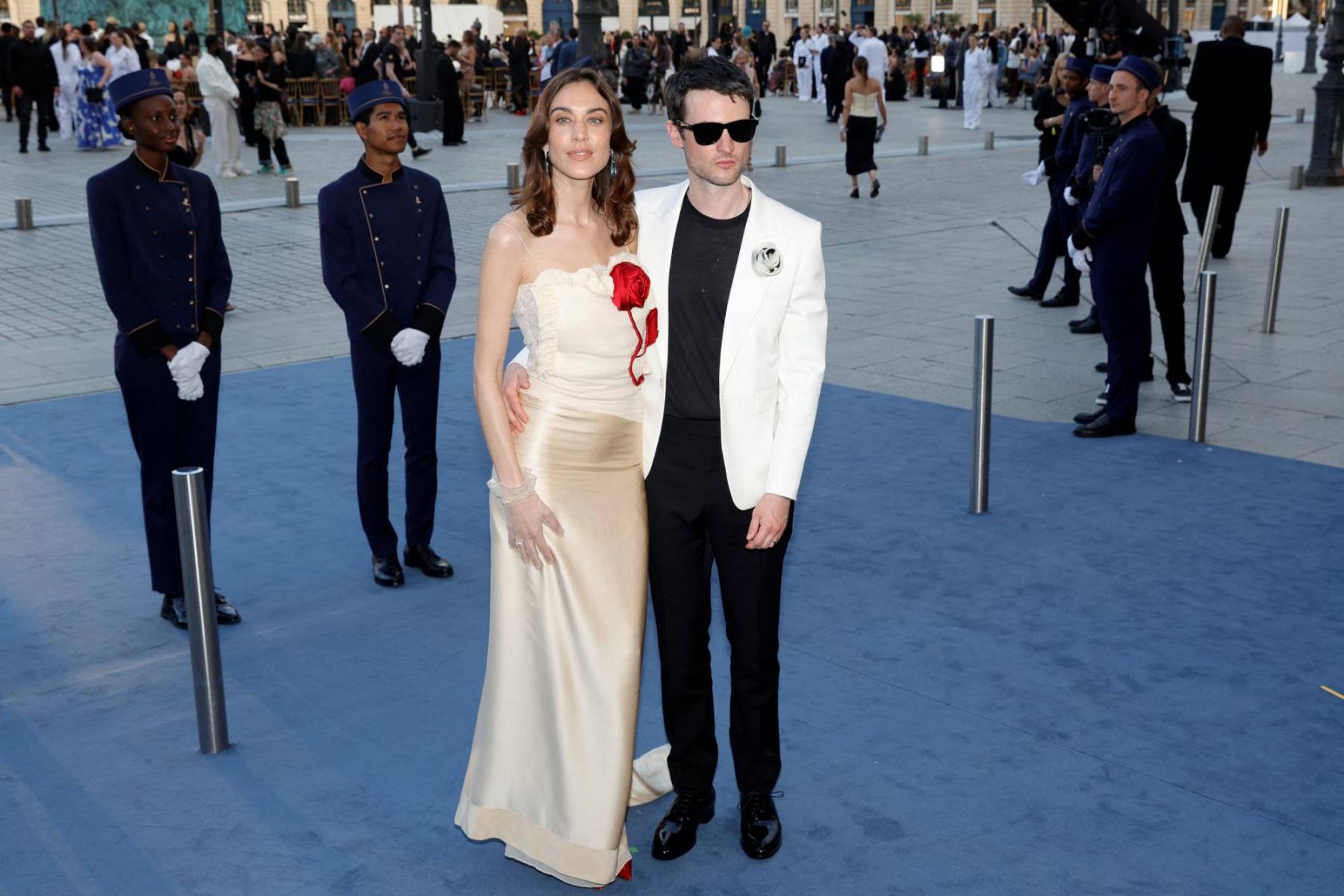Alexa Chung y el actor Tom Sturridge