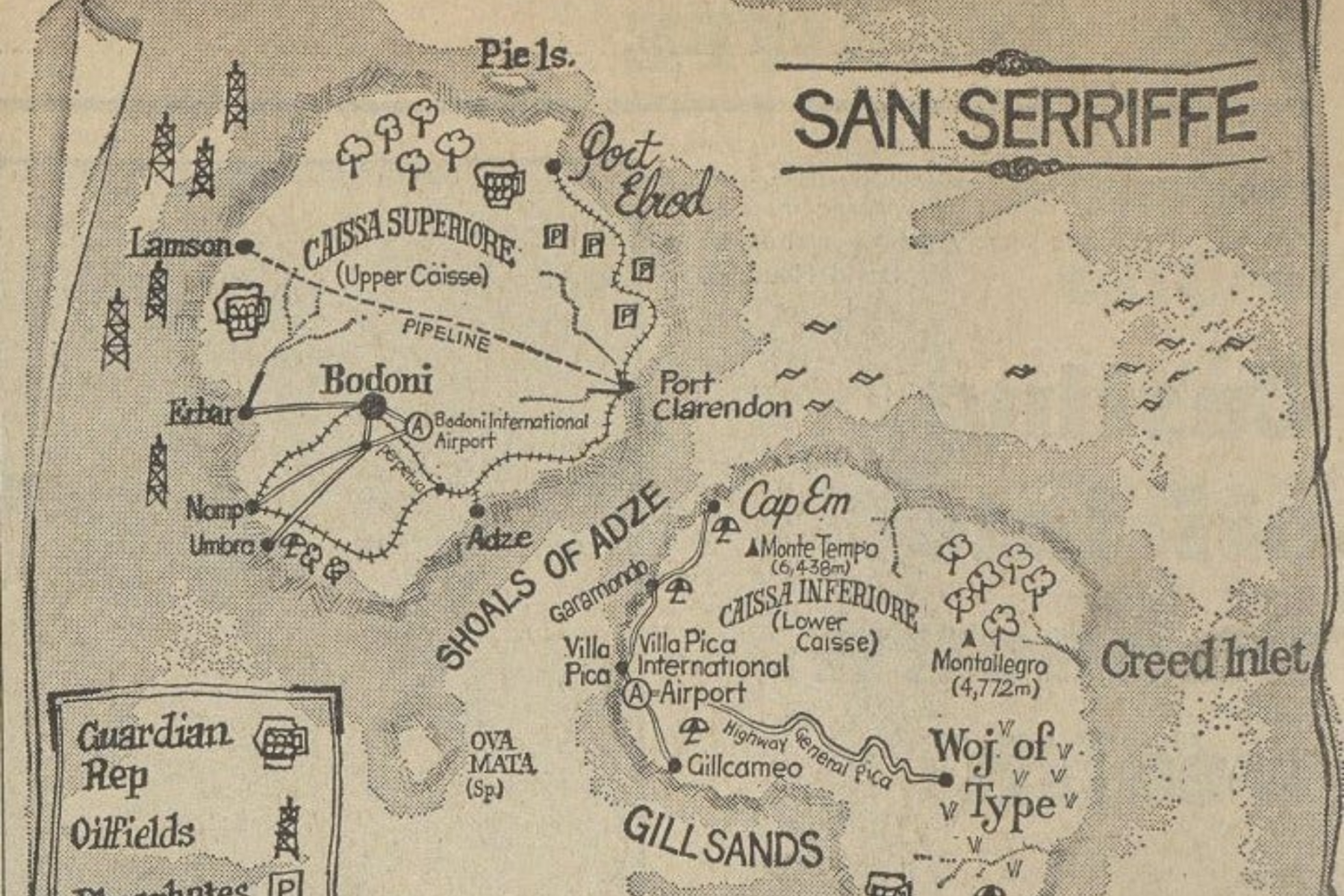 <b>Bromas históricas</b>En la historia, ha habido algunas bromas del 1 de abril especialmente memorables. En 1974, el periódico británico The Guardian publicó un suplemento especial sobre la isla de San Serriffe, que resultó ser completamente inventada.