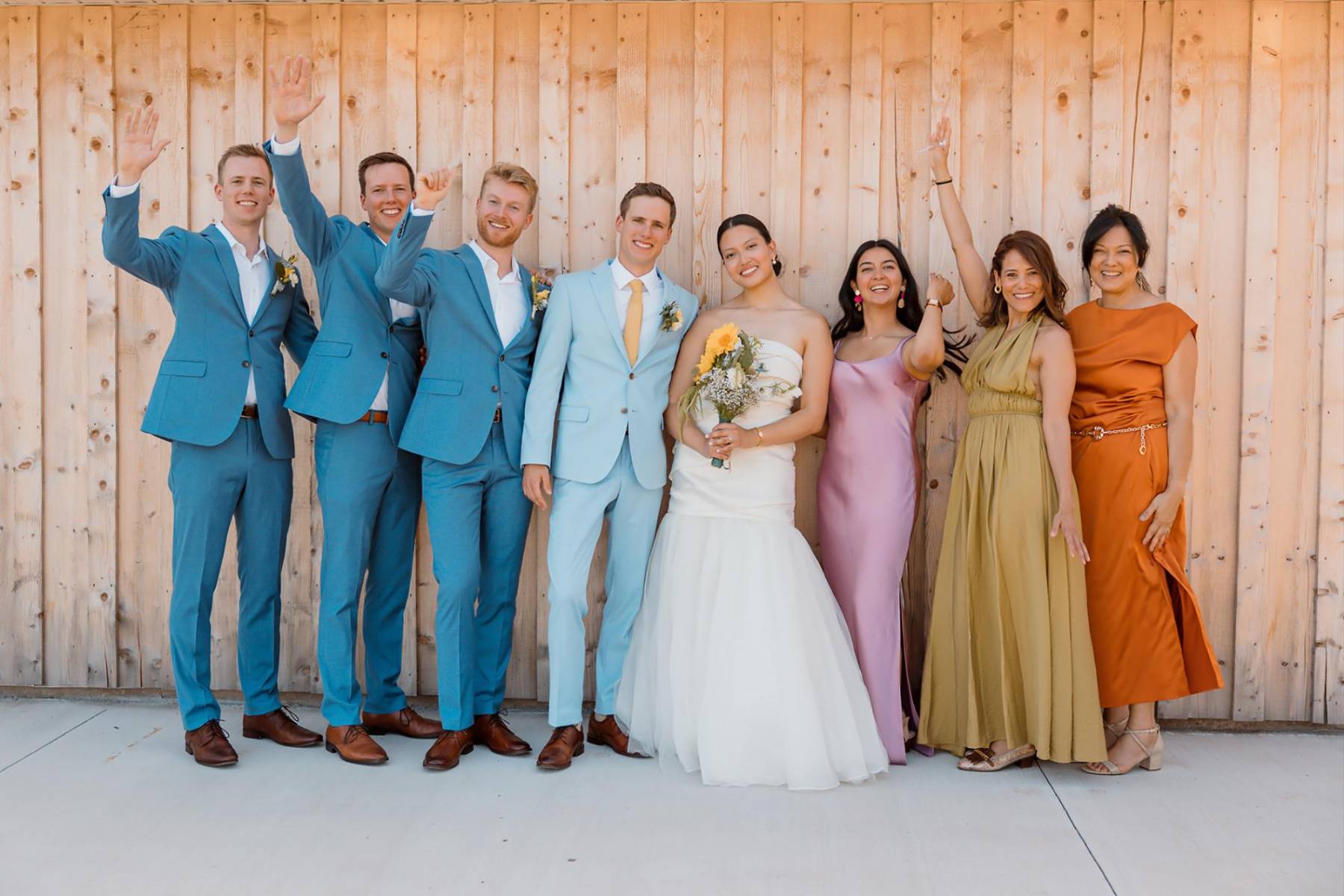 Finnegan Kummer, Jonathan Kummer, Simón Leblanc, Benjamín Kummer, María Hernández, Paola Rubí, Kenia Lezama y Jennye Navarro