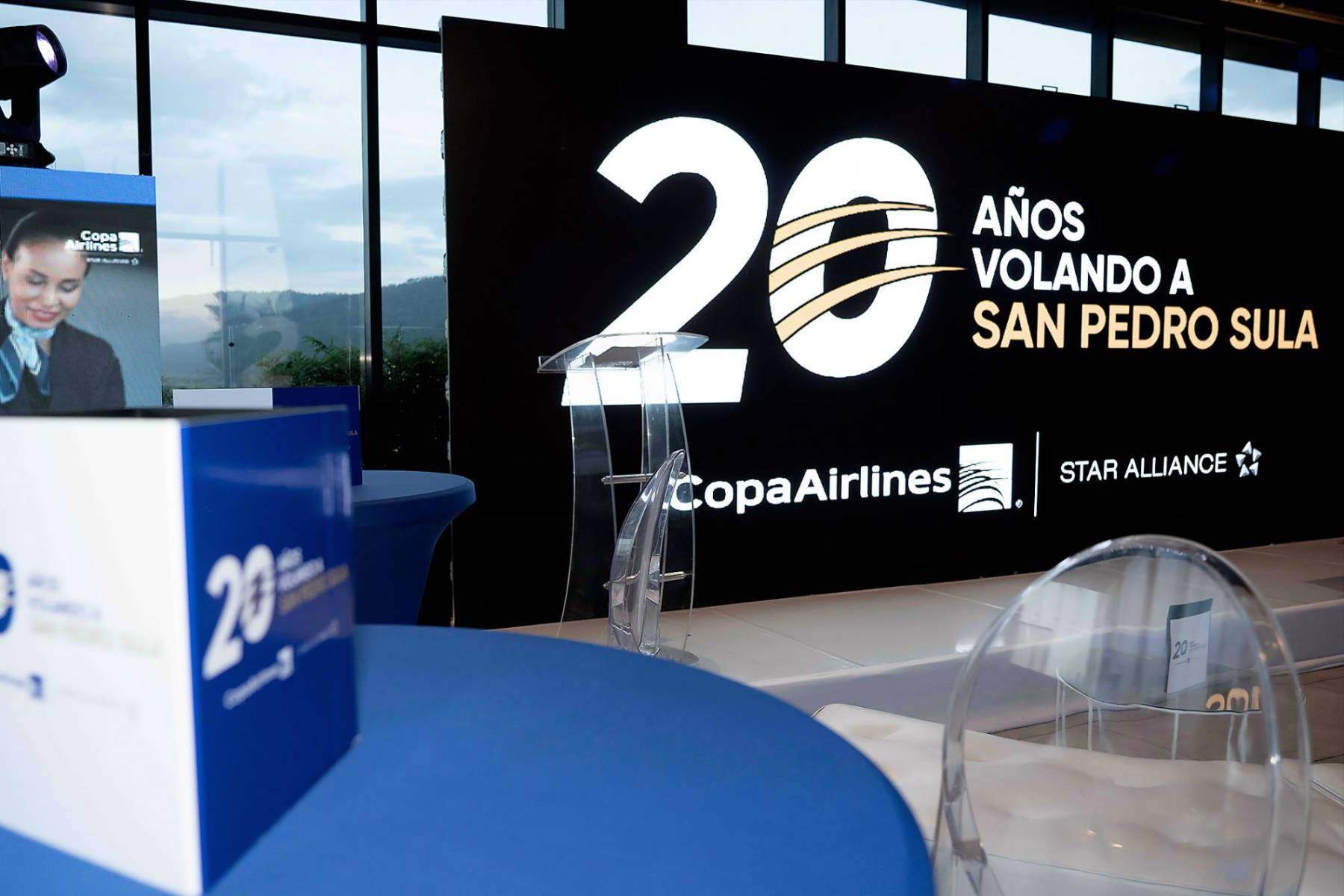Así se vivió la celebración del aniversario 20 de Copa Airlines conectando a San Pedro Sula con las Américas
