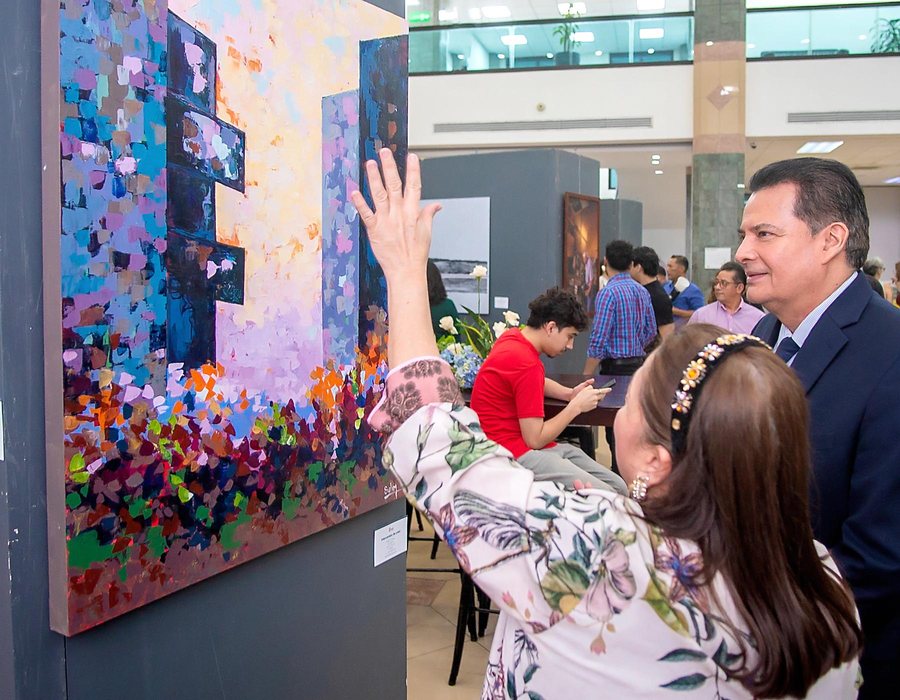La exposición estará abierta al público hasta el viernes 28 de agosto en el lobby de torre Banpaís de San Pedro Sula.