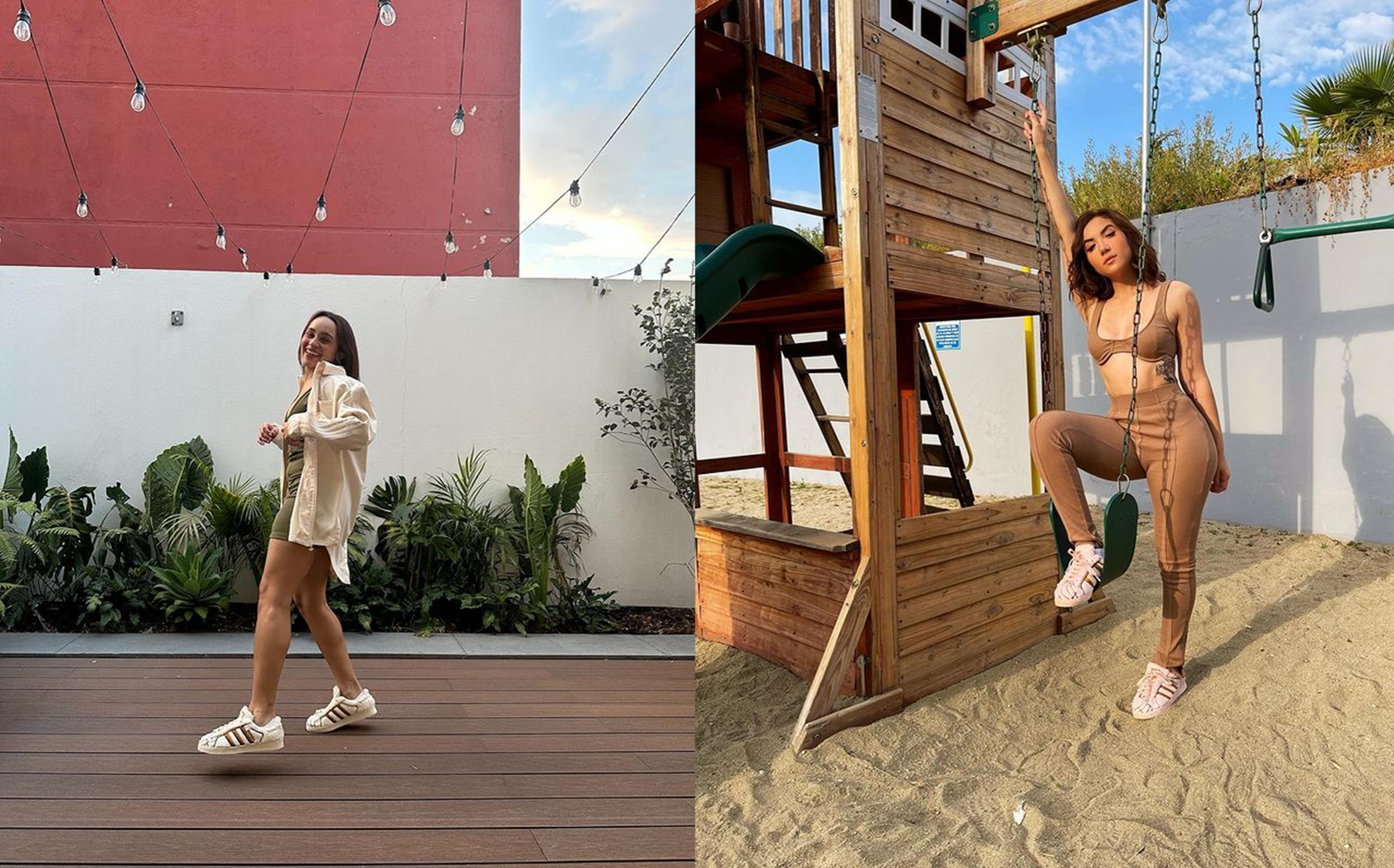 Estos Adidas Superstar ofrecen una gran variedad de opciones para vestir. Dos ejemplos destacados son Melissa Robles, la vocalista del grupo “Matisse”, y la influencer Carolina Díaz, quienes han logrado armonizar de manera increíble sus tenis inspirados en el pan dulce mexicano.